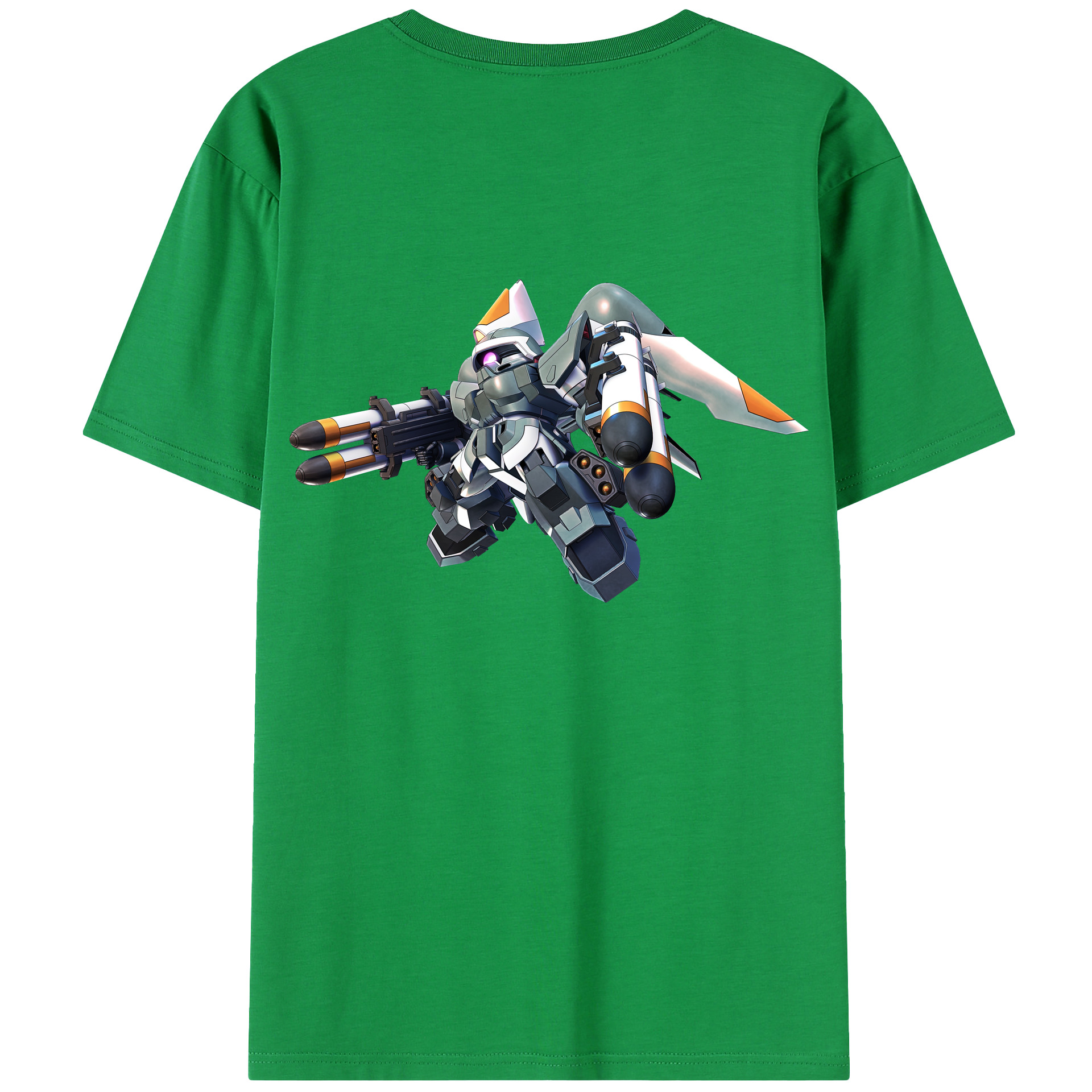 （画像用） 機動戦士ガンダム Mobile Suit Gundam 綿100％半袖Tシャツ（背面プリント）