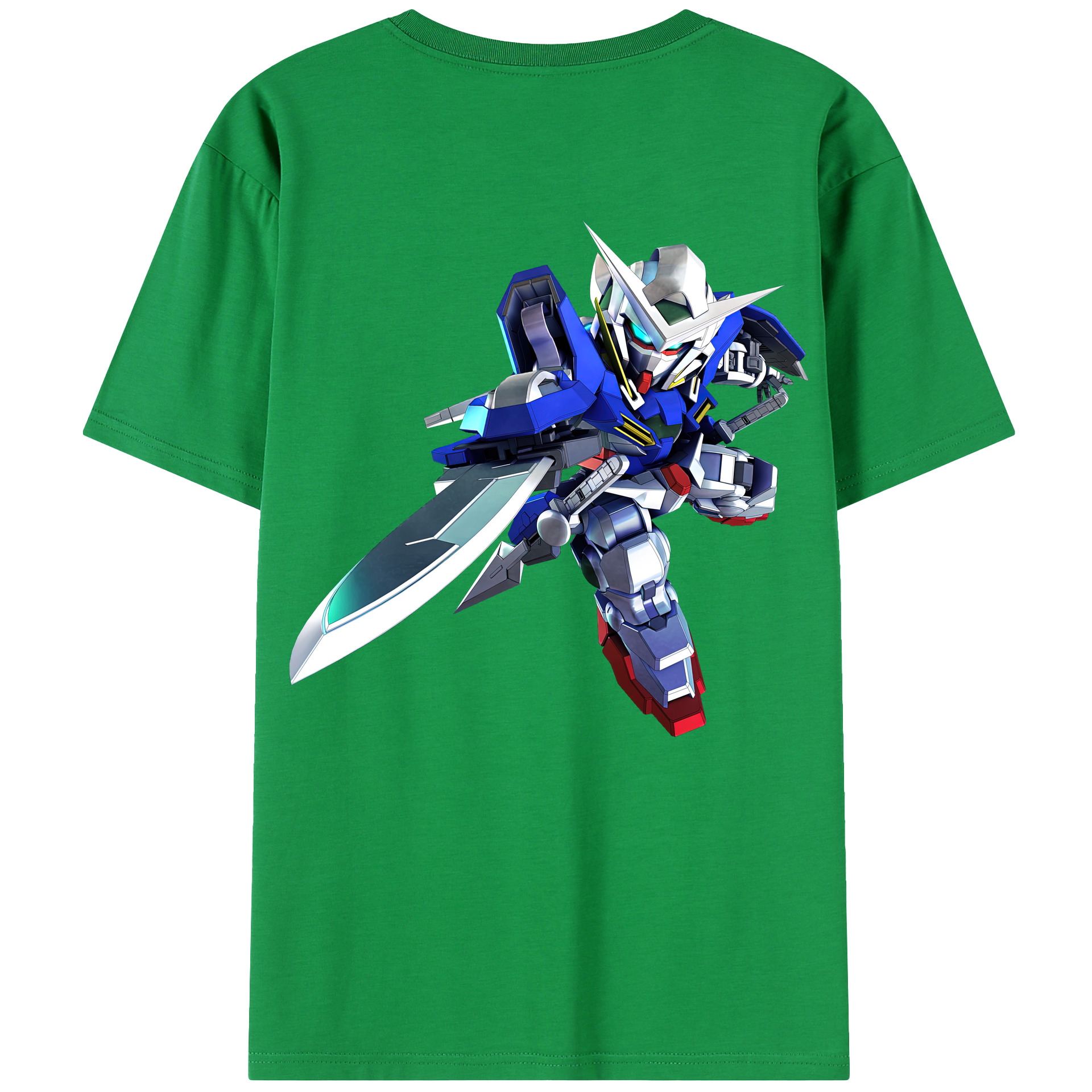 （画像用） 機動戦士ガンダム Mobile Suit Gundam 綿100％半袖Tシャツ（背面プリント）