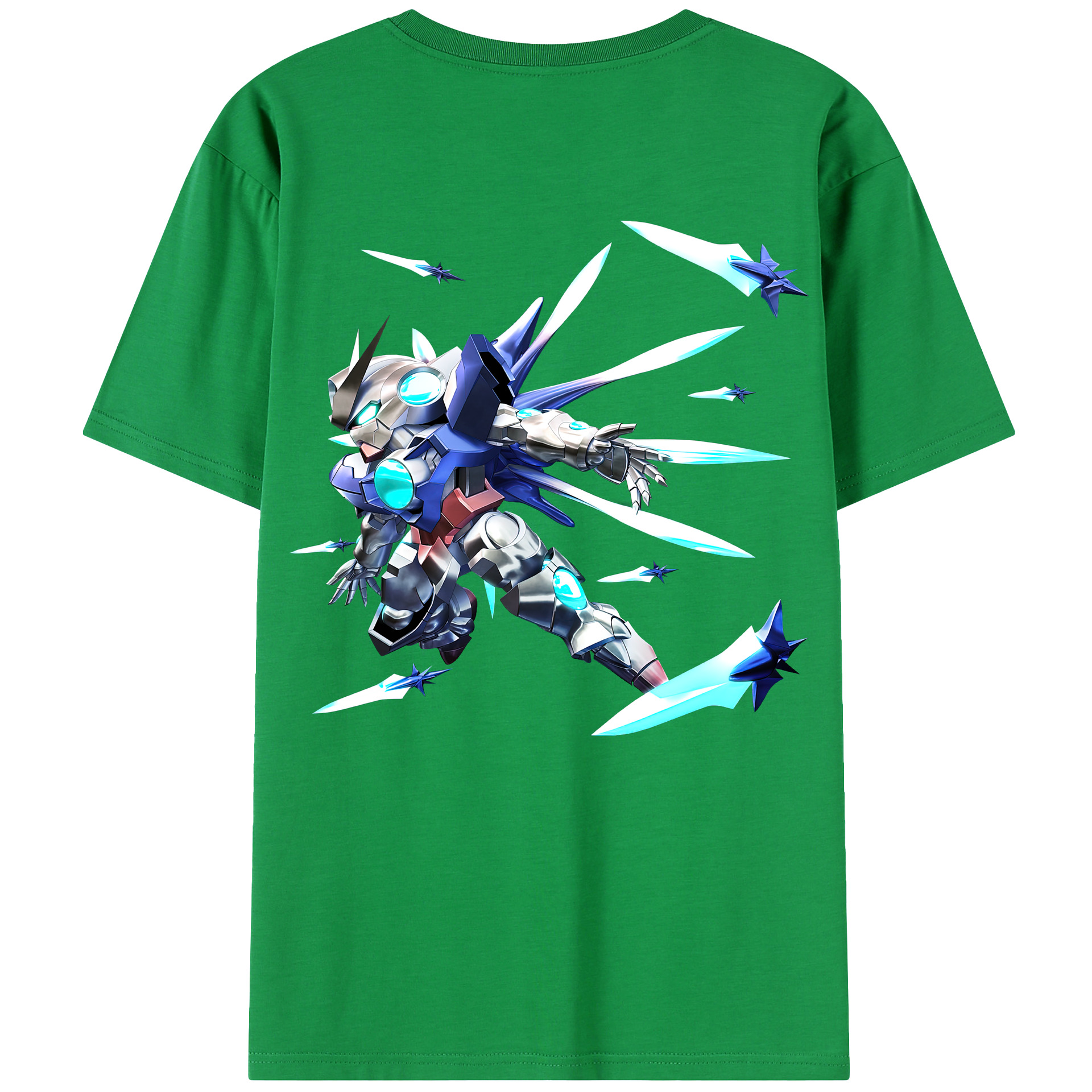 （画像用） 機動戦士ガンダム Mobile Suit Gundam 綿100％半袖Tシャツ（背面プリント）