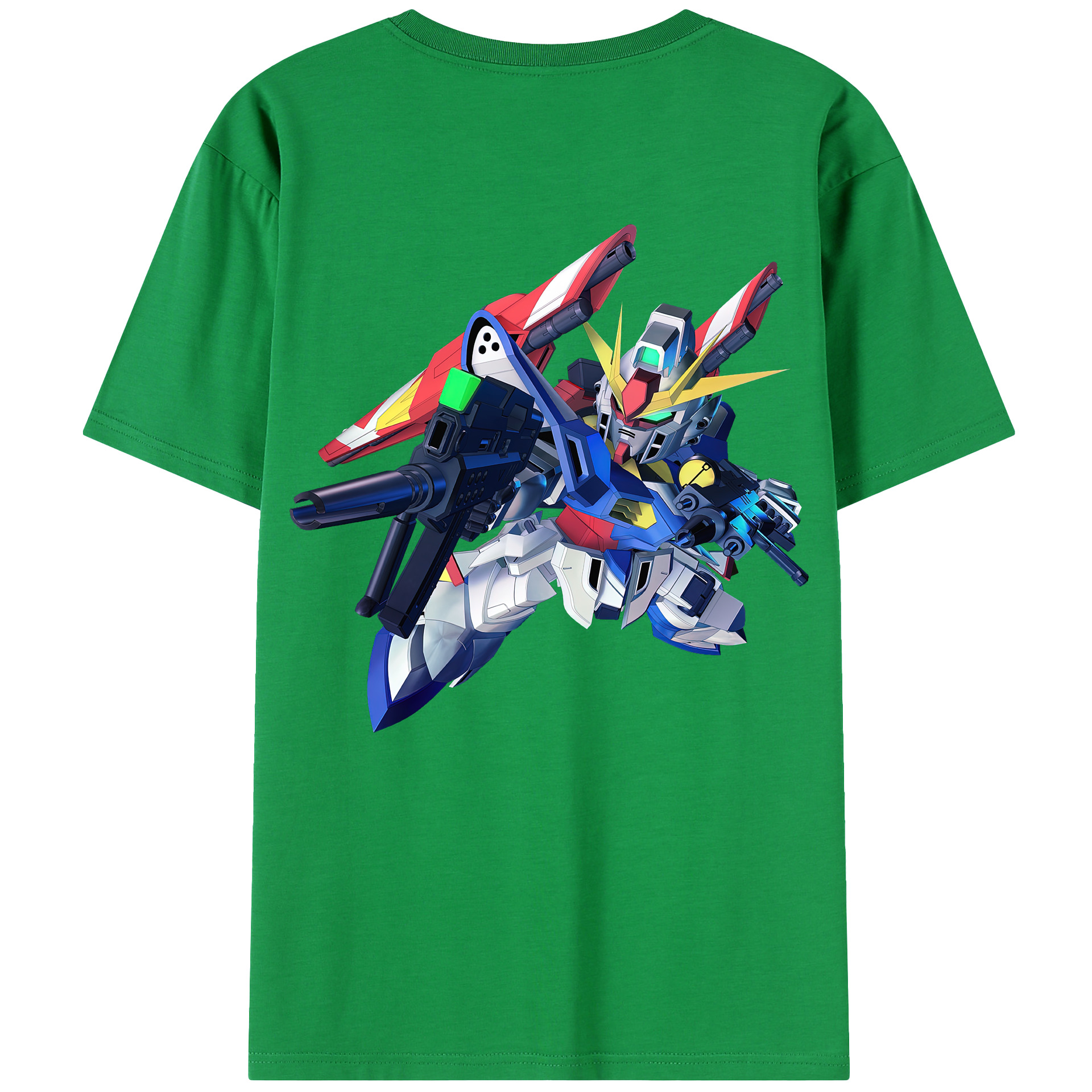 （画像用） 機動戦士ガンダム Mobile Suit Gundam 綿100％半袖Tシャツ（背面プリント）