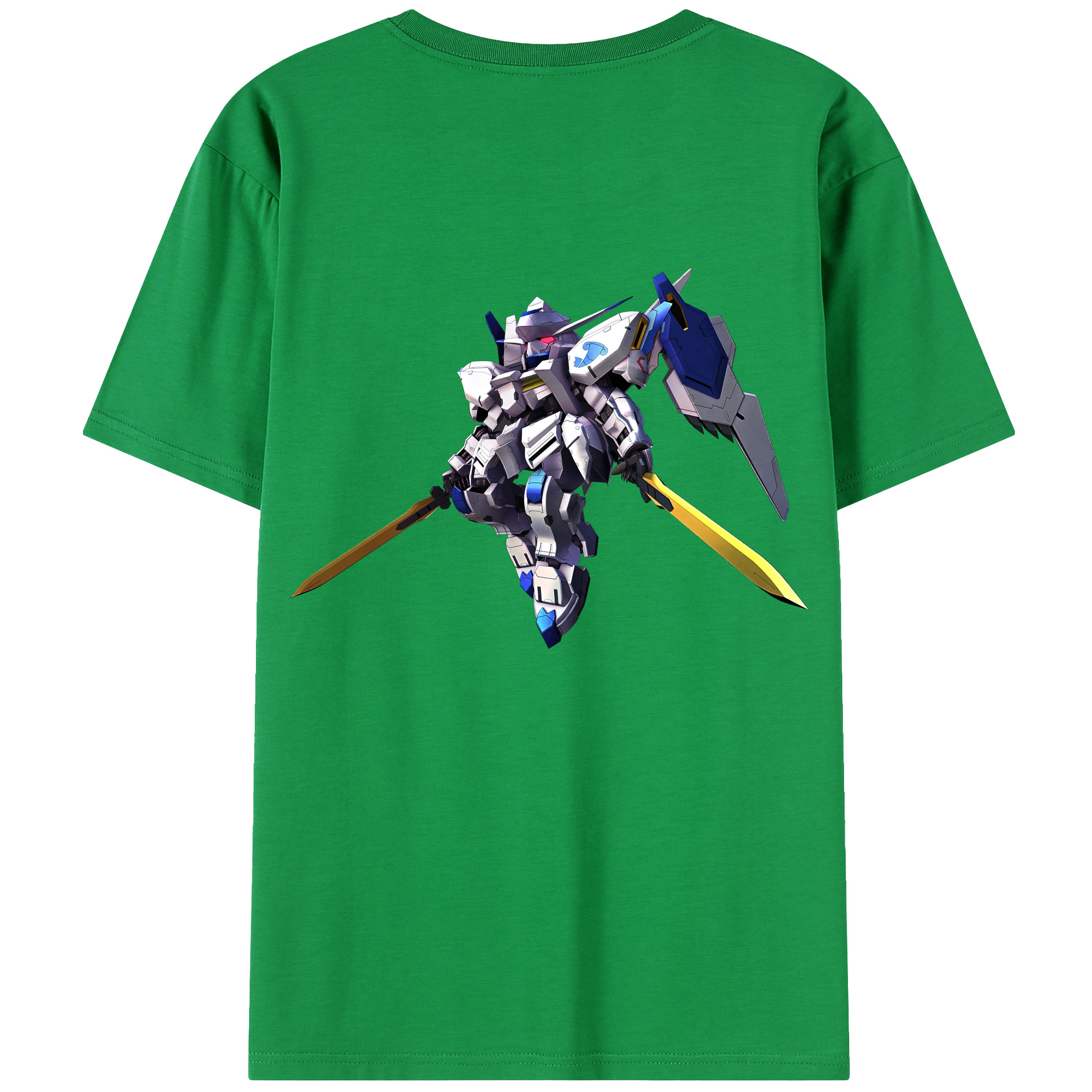 （画像用） 機動戦士ガンダム Mobile Suit Gundam 綿100％半袖Tシャツ（背面プリント）