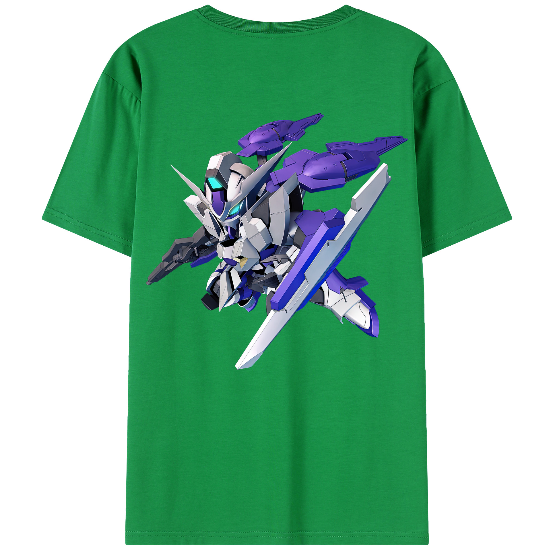 （画像用） 機動戦士ガンダム Mobile Suit Gundam 綿100％半袖Tシャツ（背面プリント）