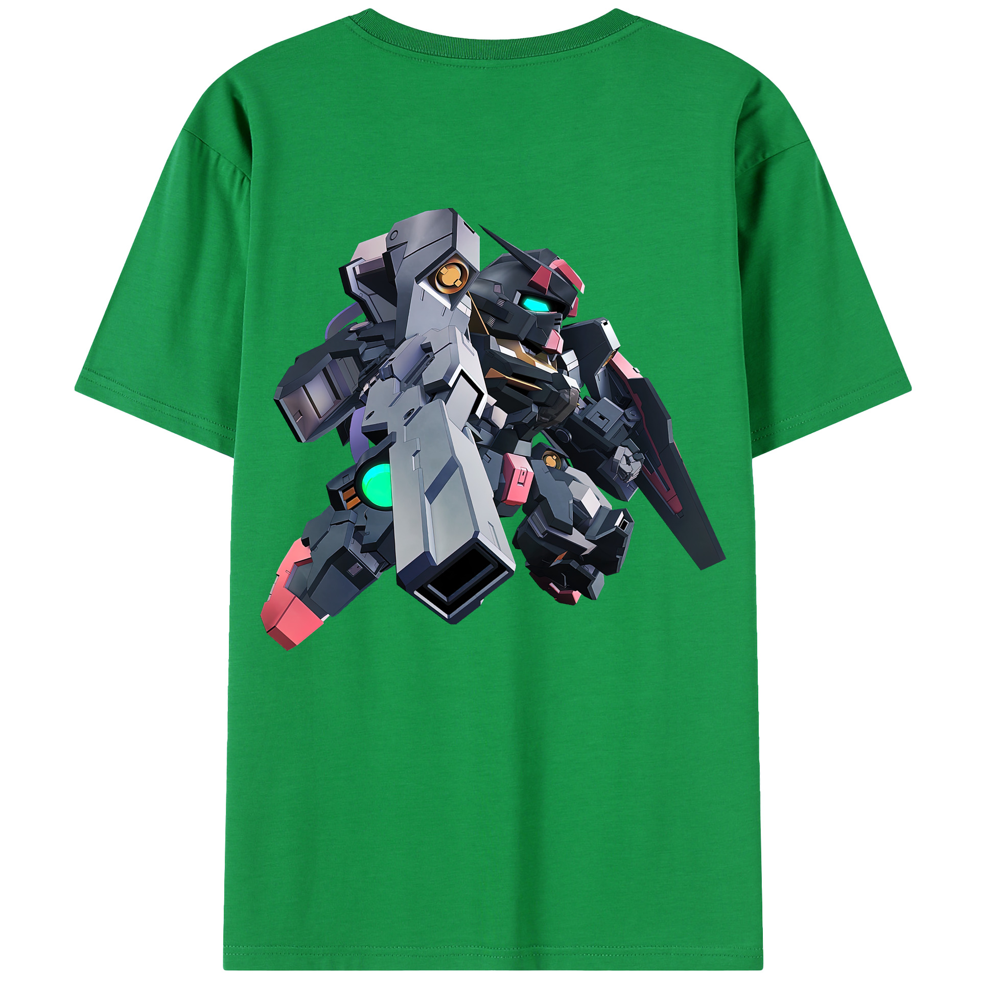 （画像用） 機動戦士ガンダム Mobile Suit Gundam 綿100％半袖Tシャツ（背面プリント）