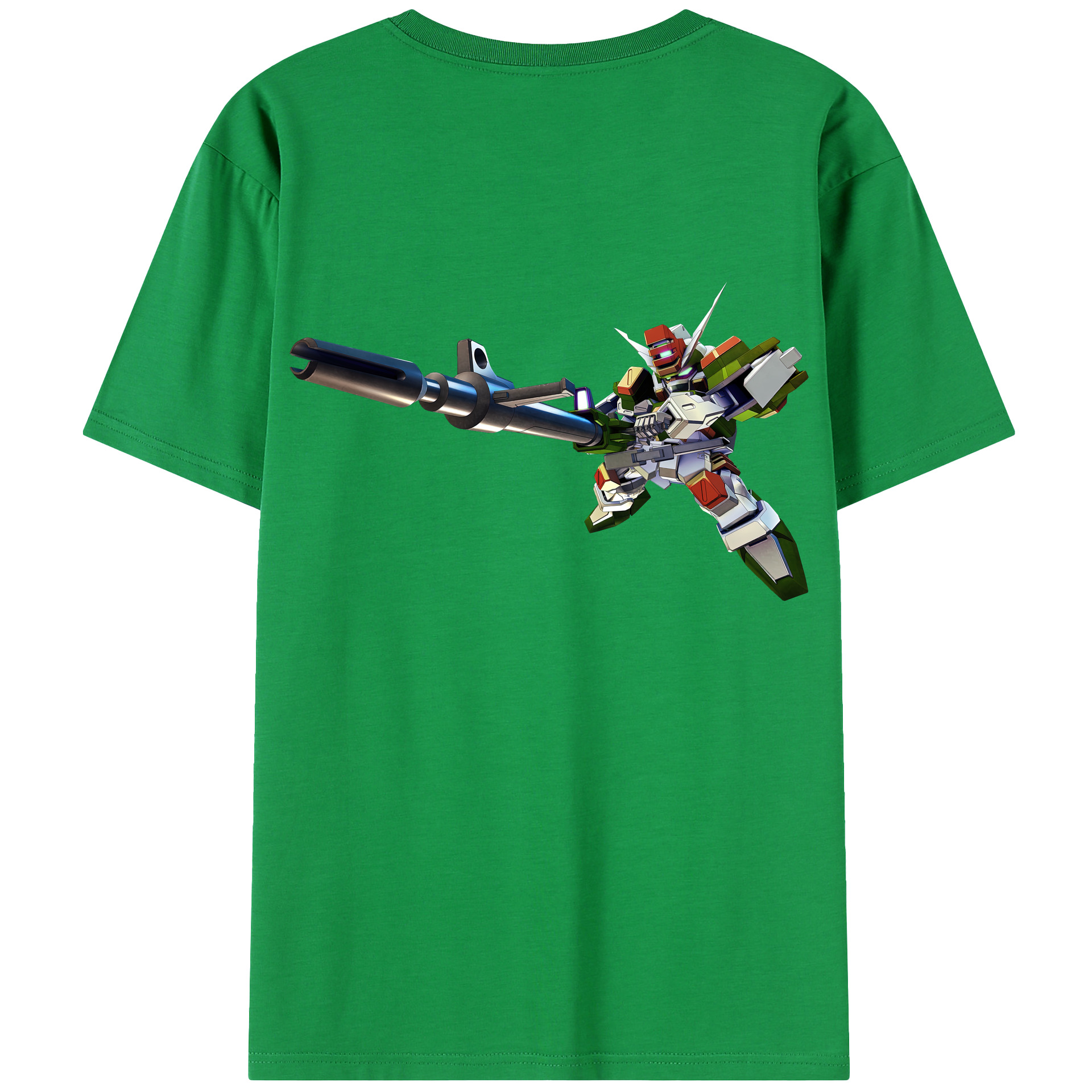 （画像用） 機動戦士ガンダム Mobile Suit Gundam 綿100％半袖Tシャツ（背面プリント）