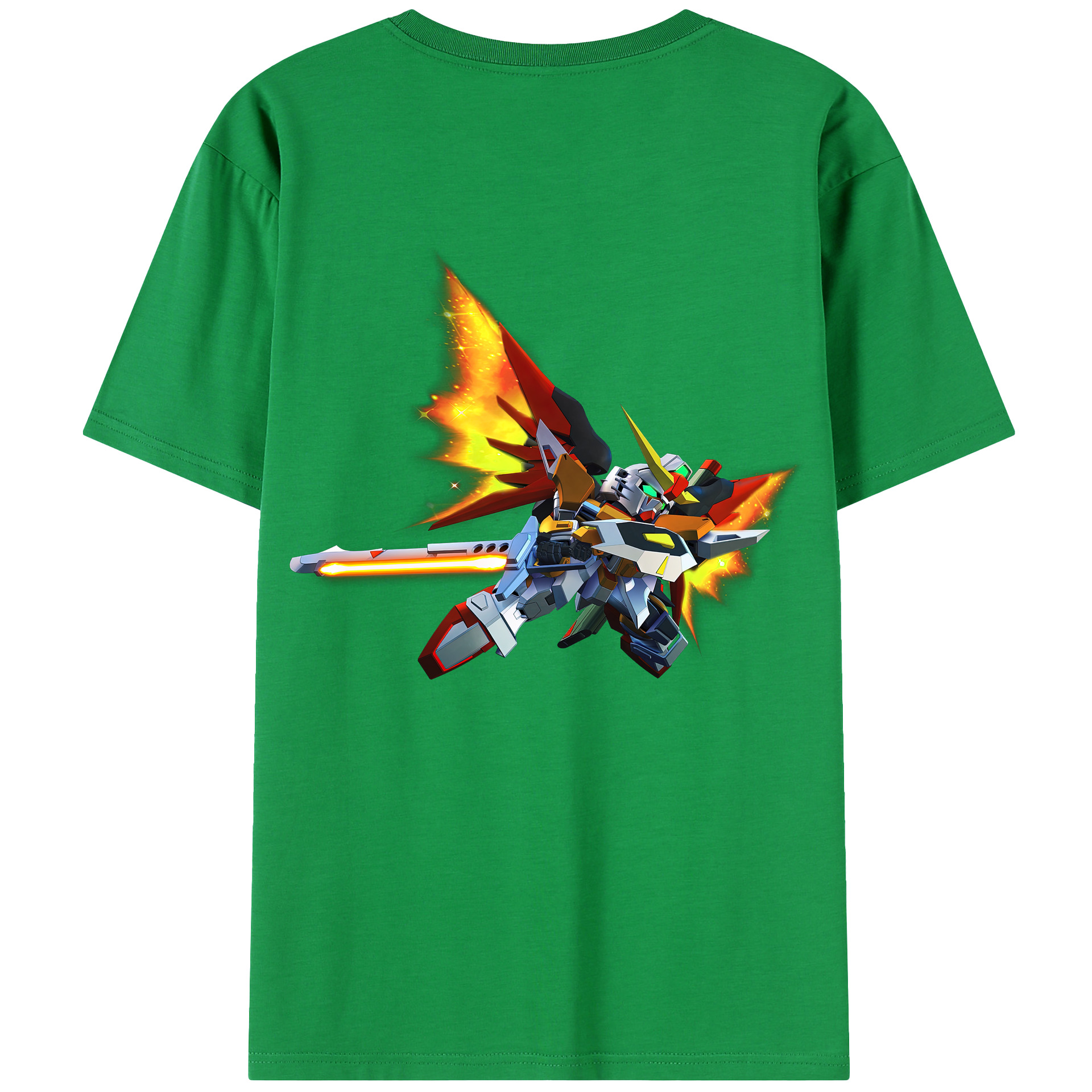 （画像用） 機動戦士ガンダム Mobile Suit Gundam 綿100％半袖Tシャツ（背面プリント）