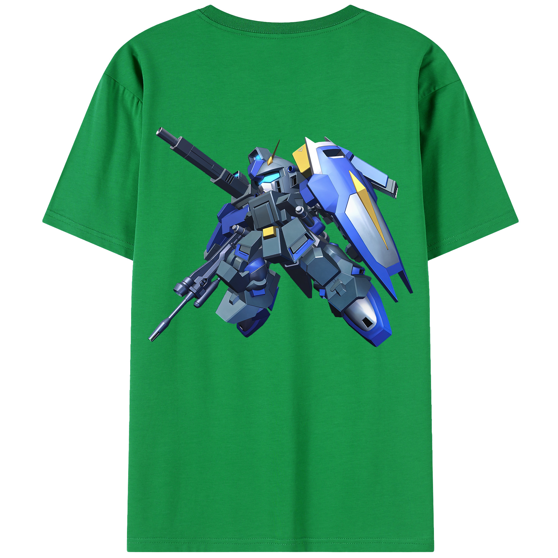 （画像用） 機動戦士ガンダム Mobile Suit Gundam 綿100％半袖Tシャツ（背面プリント）