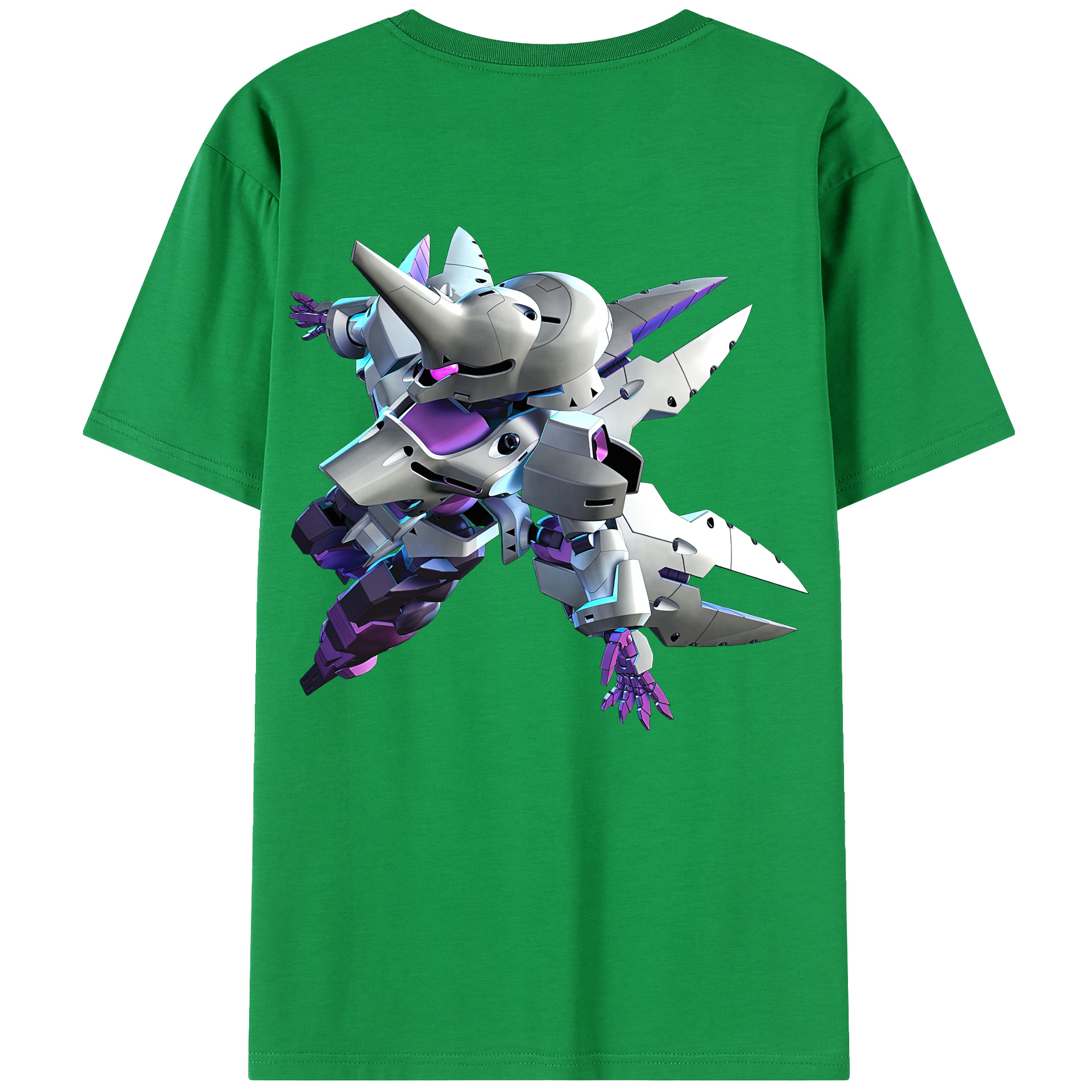 （画像用） 機動戦士ガンダム Mobile Suit Gundam 綿100％半袖Tシャツ（背面プリント）