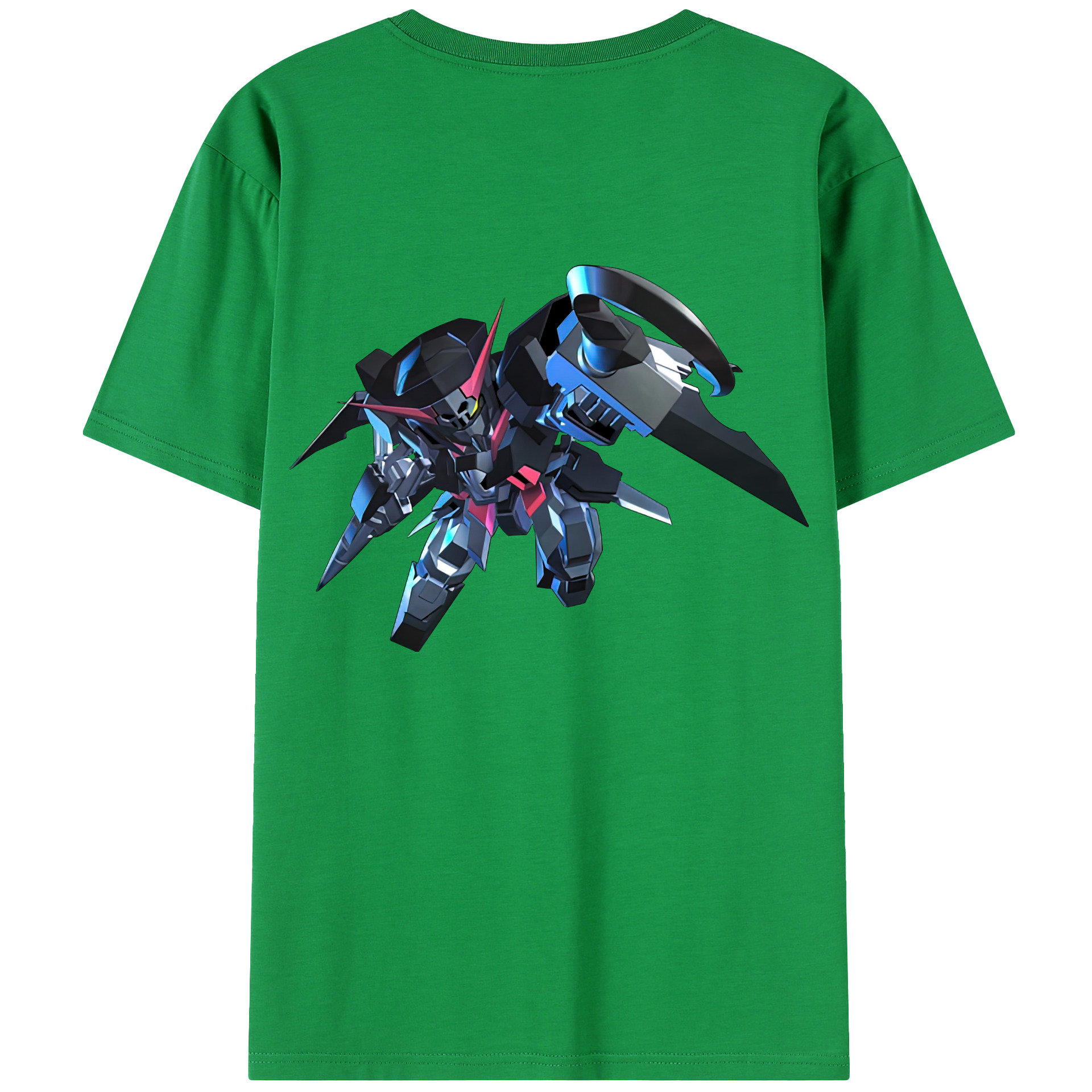 （画像用） 機動戦士ガンダム Mobile Suit Gundam 綿100％半袖Tシャツ（背面プリント）