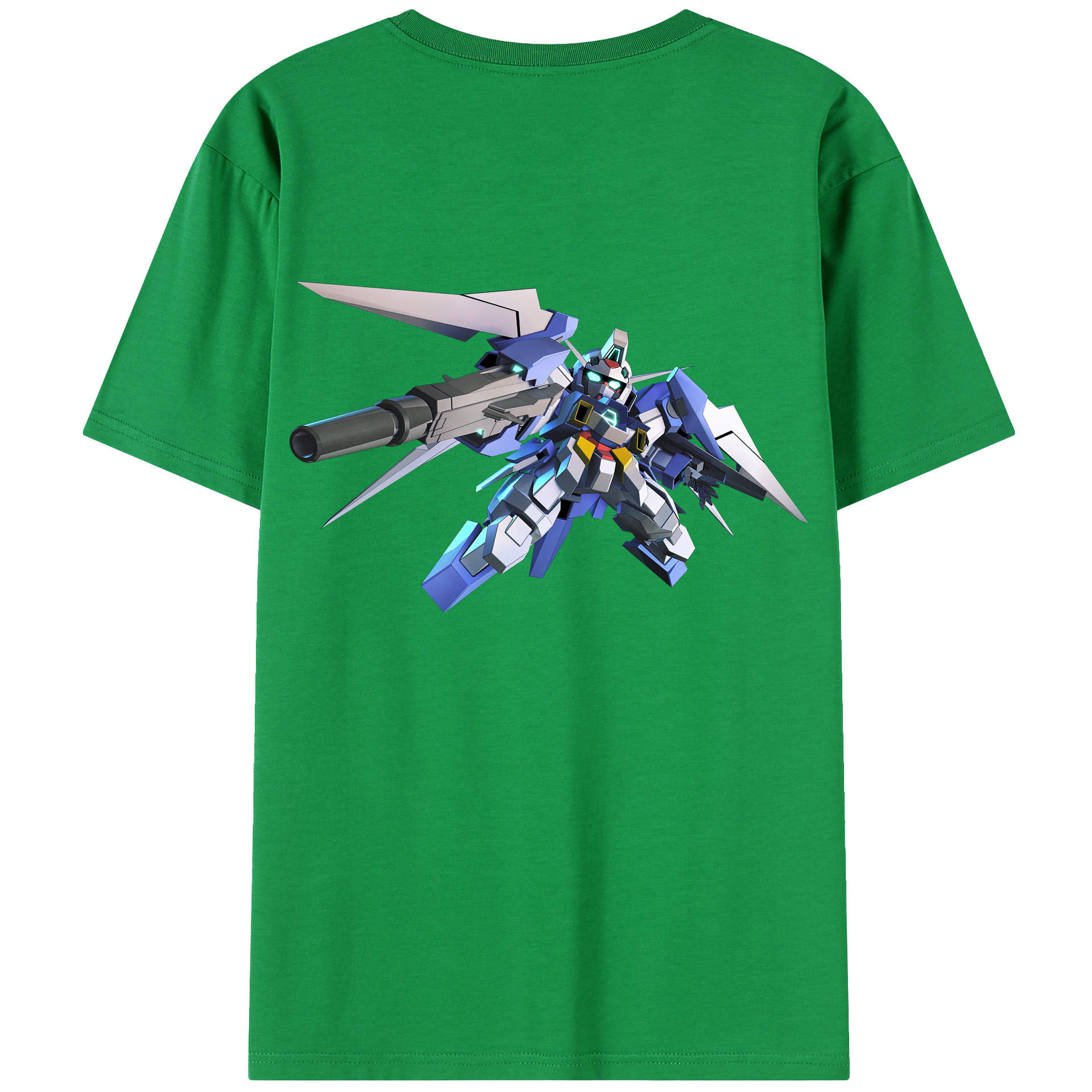 （画像用） 機動戦士ガンダム Mobile Suit Gundam 綿100％半袖Tシャツ（背面プリント）