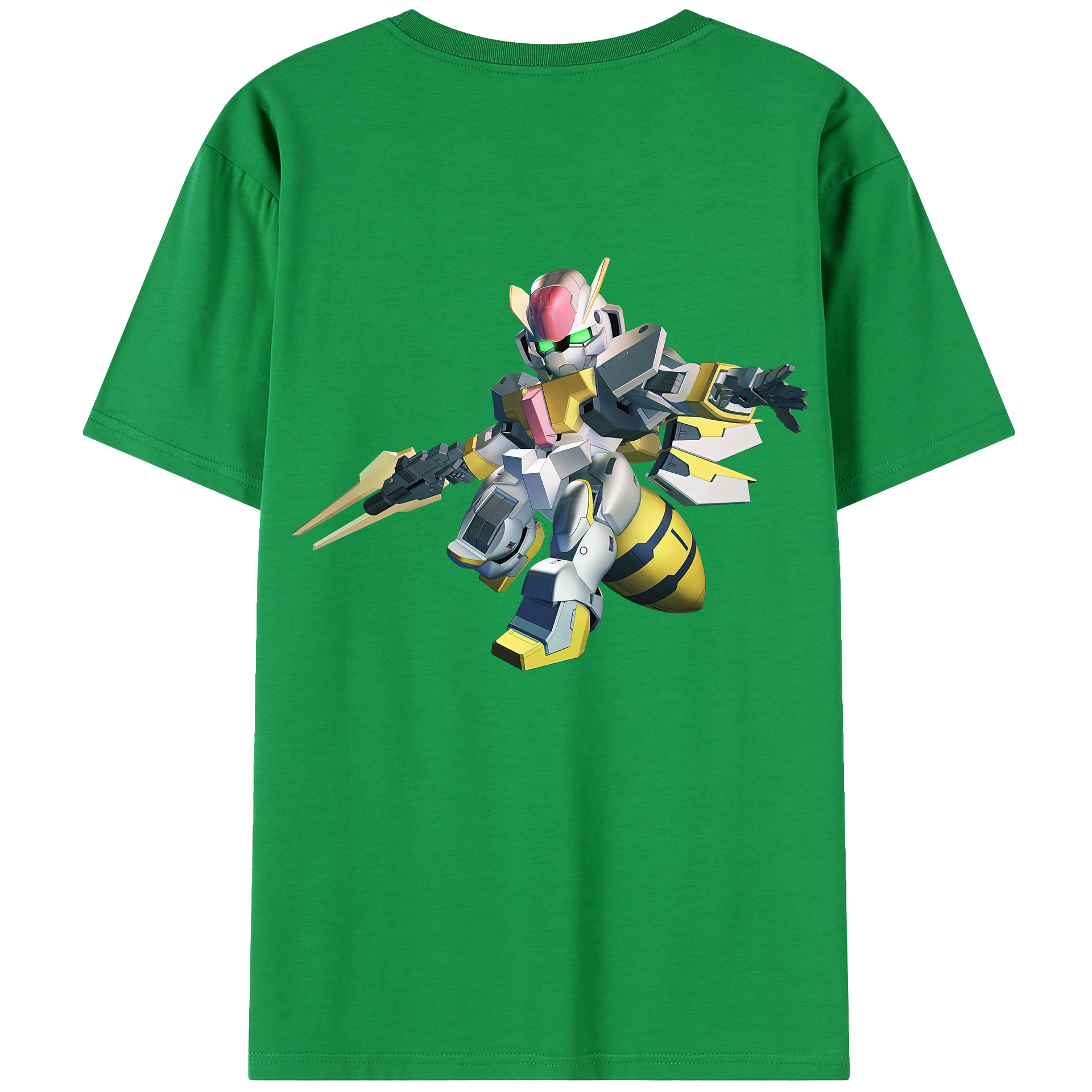 （画像用） 機動戦士ガンダム Mobile Suit Gundam 綿100％半袖Tシャツ（背面プリント）