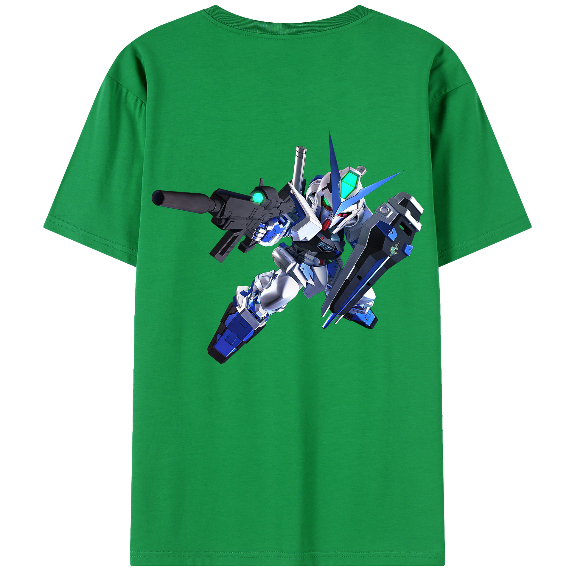 （画像用） 機動戦士ガンダム Mobile Suit Gundam 綿100％半袖Tシャツ（背面プリント）