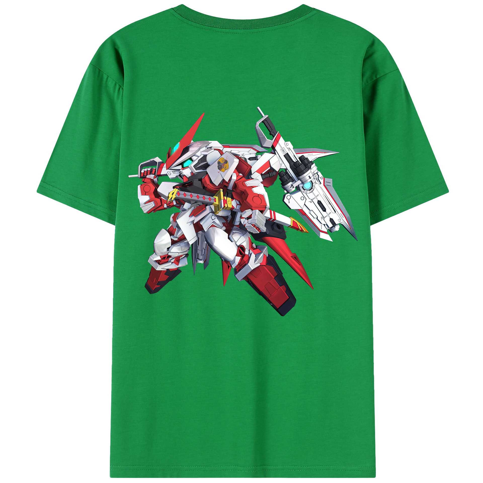 （画像用） 機動戦士ガンダム Mobile Suit Gundam 綿100％半袖Tシャツ（背面プリント）