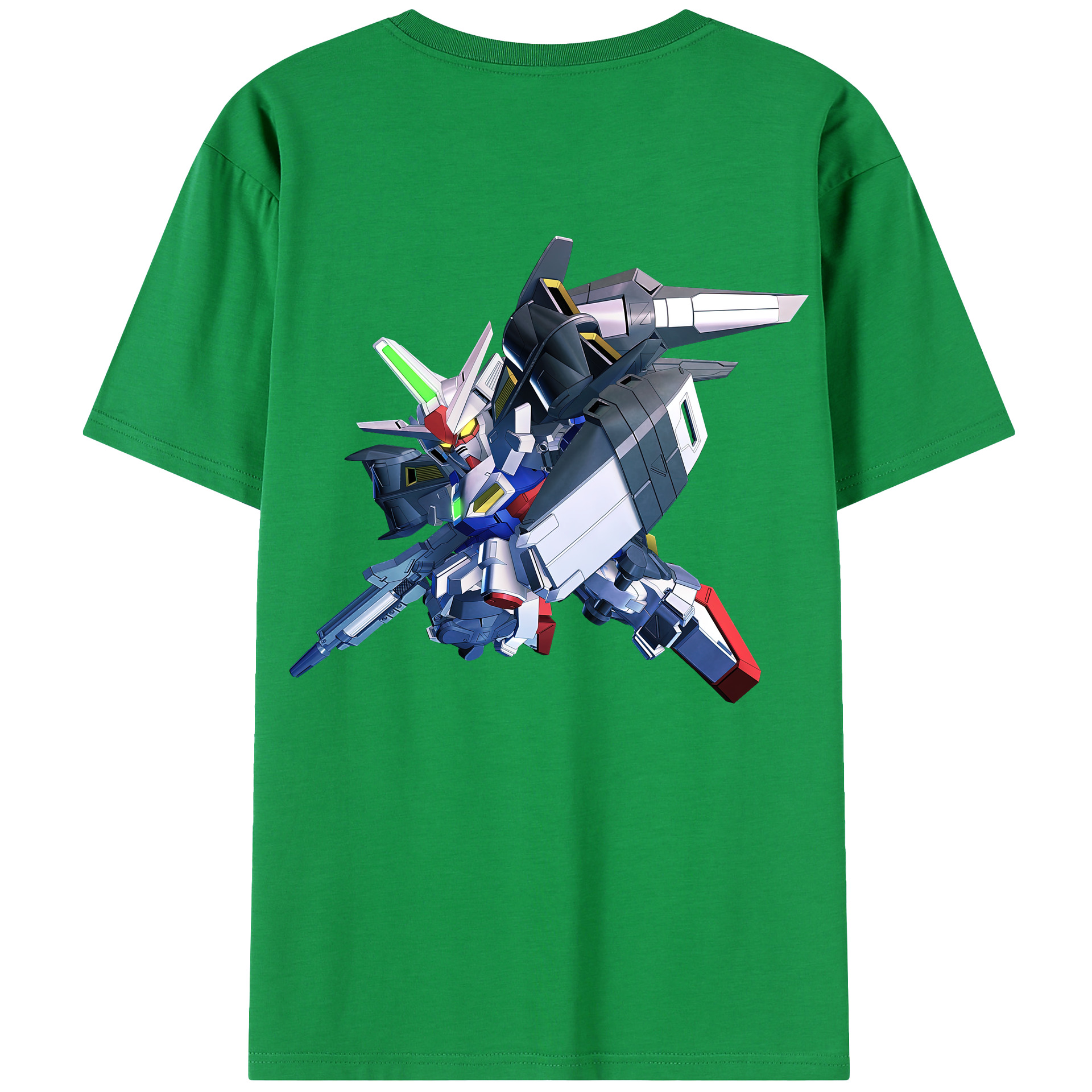 （画像用） 機動戦士ガンダム Mobile Suit Gundam 綿100％半袖Tシャツ（背面プリント）