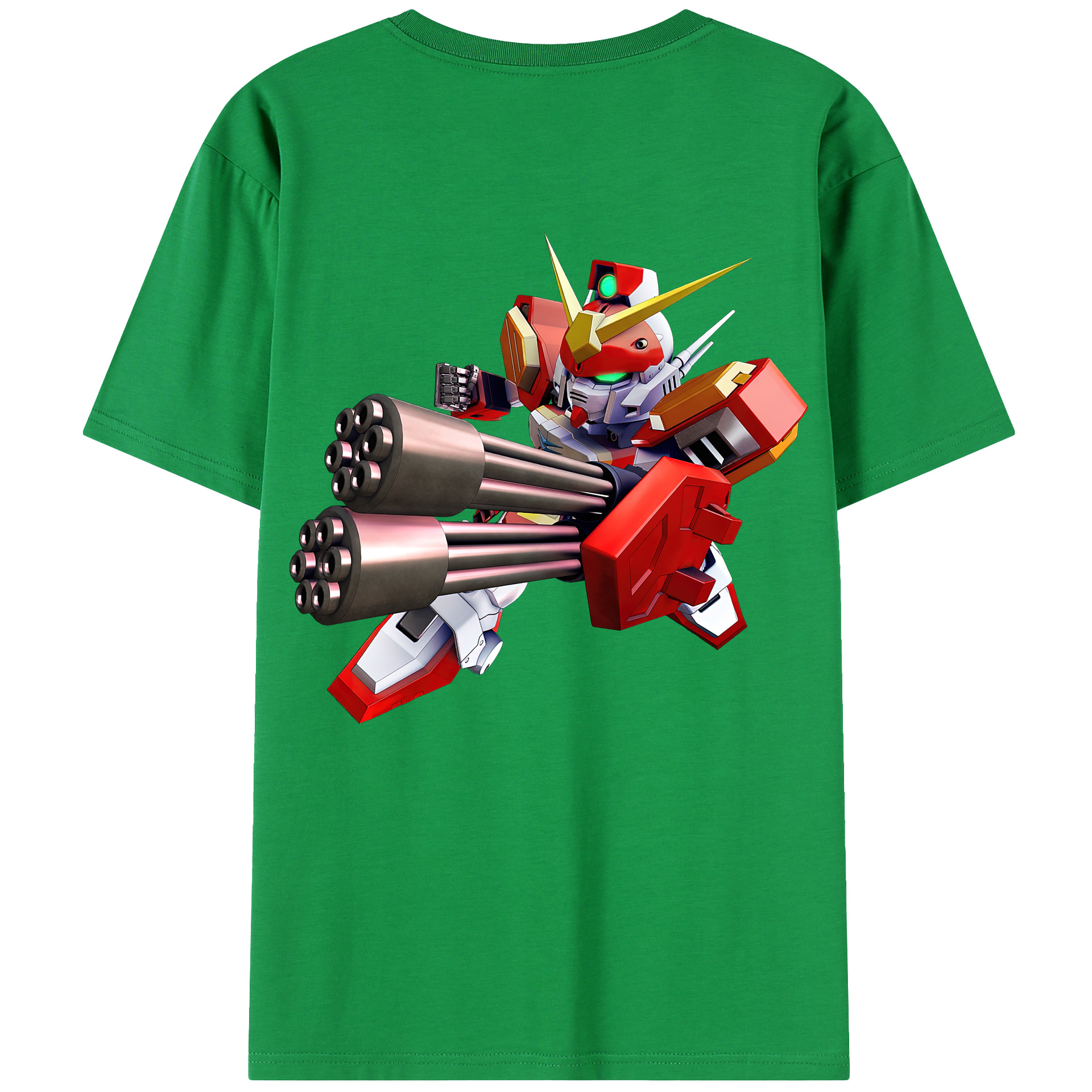 （画像用） 機動戦士ガンダム Mobile Suit Gundam 綿100％半袖Tシャツ（背面プリント）