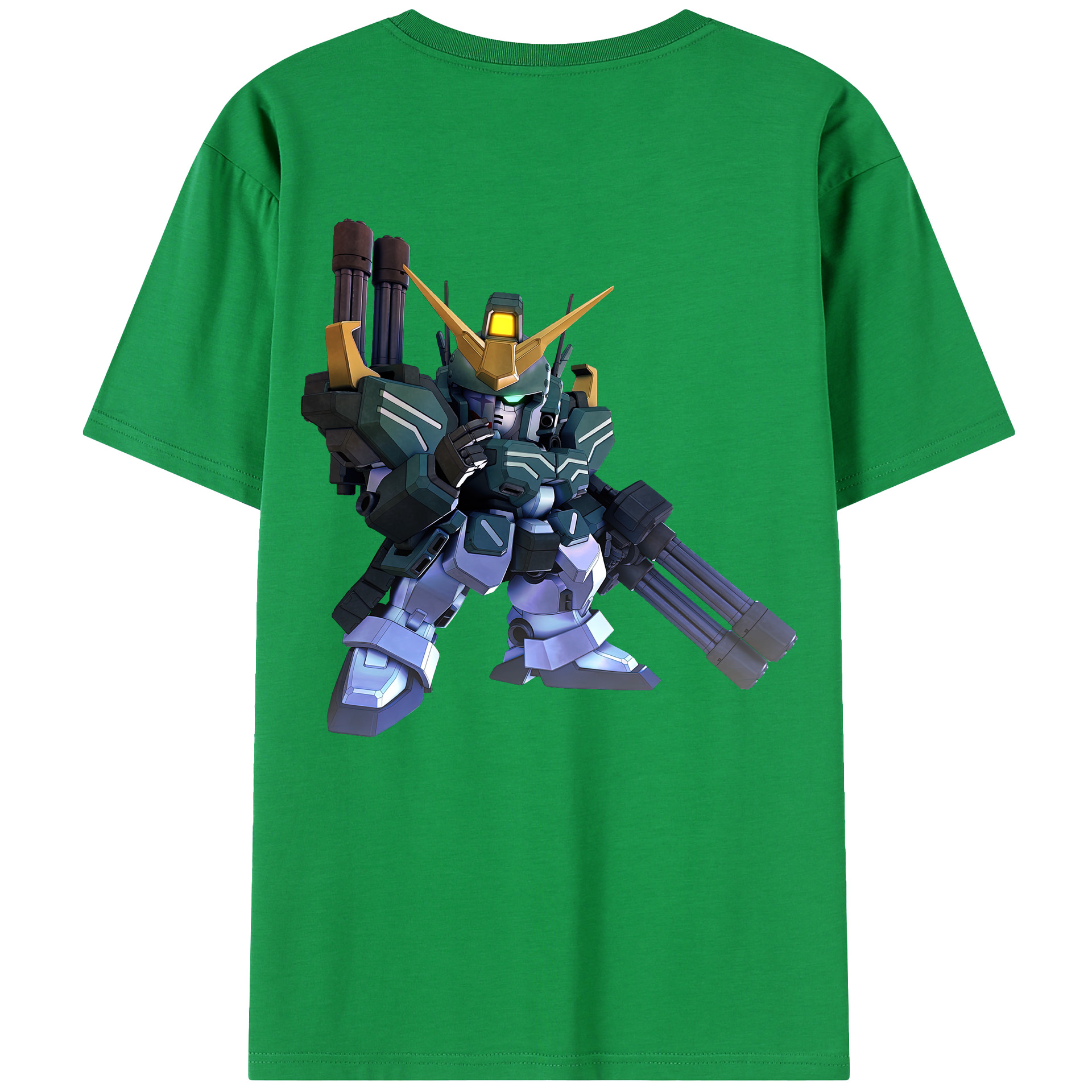 （画像用） 機動戦士ガンダム Mobile Suit Gundam 綿100％半袖Tシャツ（背面プリント）