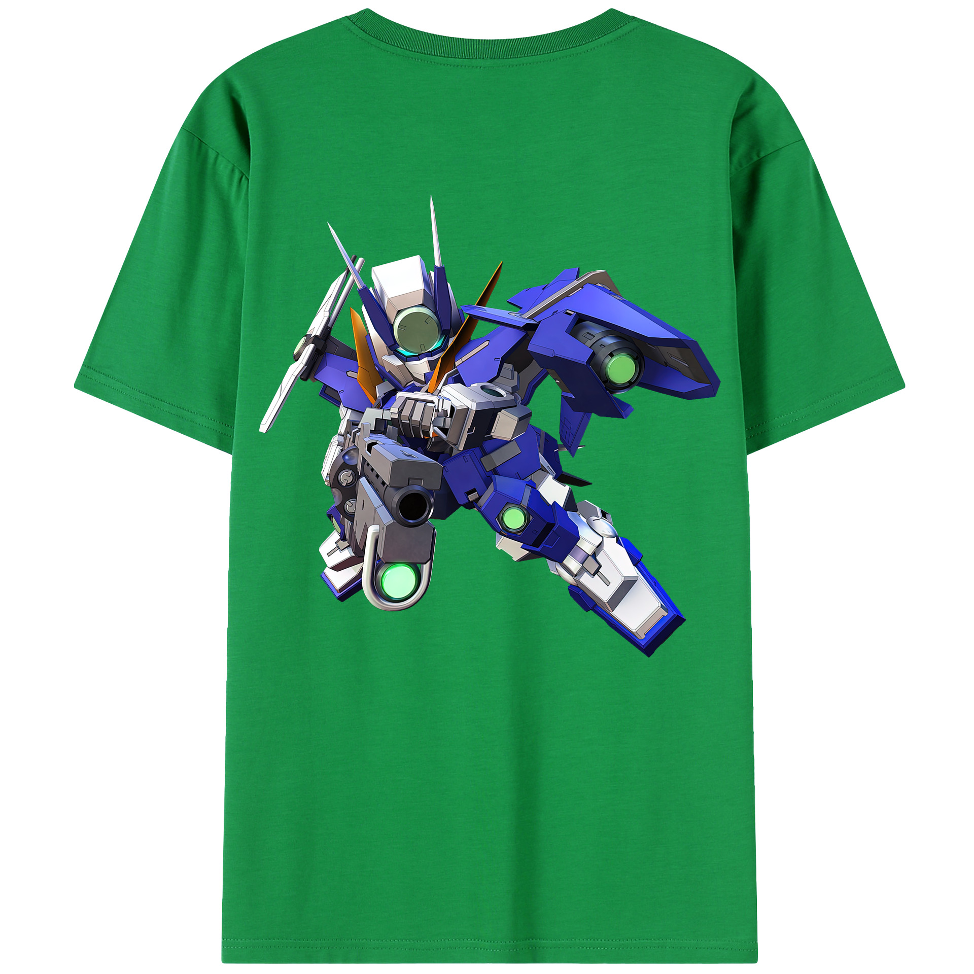 （画像用） 機動戦士ガンダム Mobile Suit Gundam 綿100％半袖Tシャツ（背面プリント）