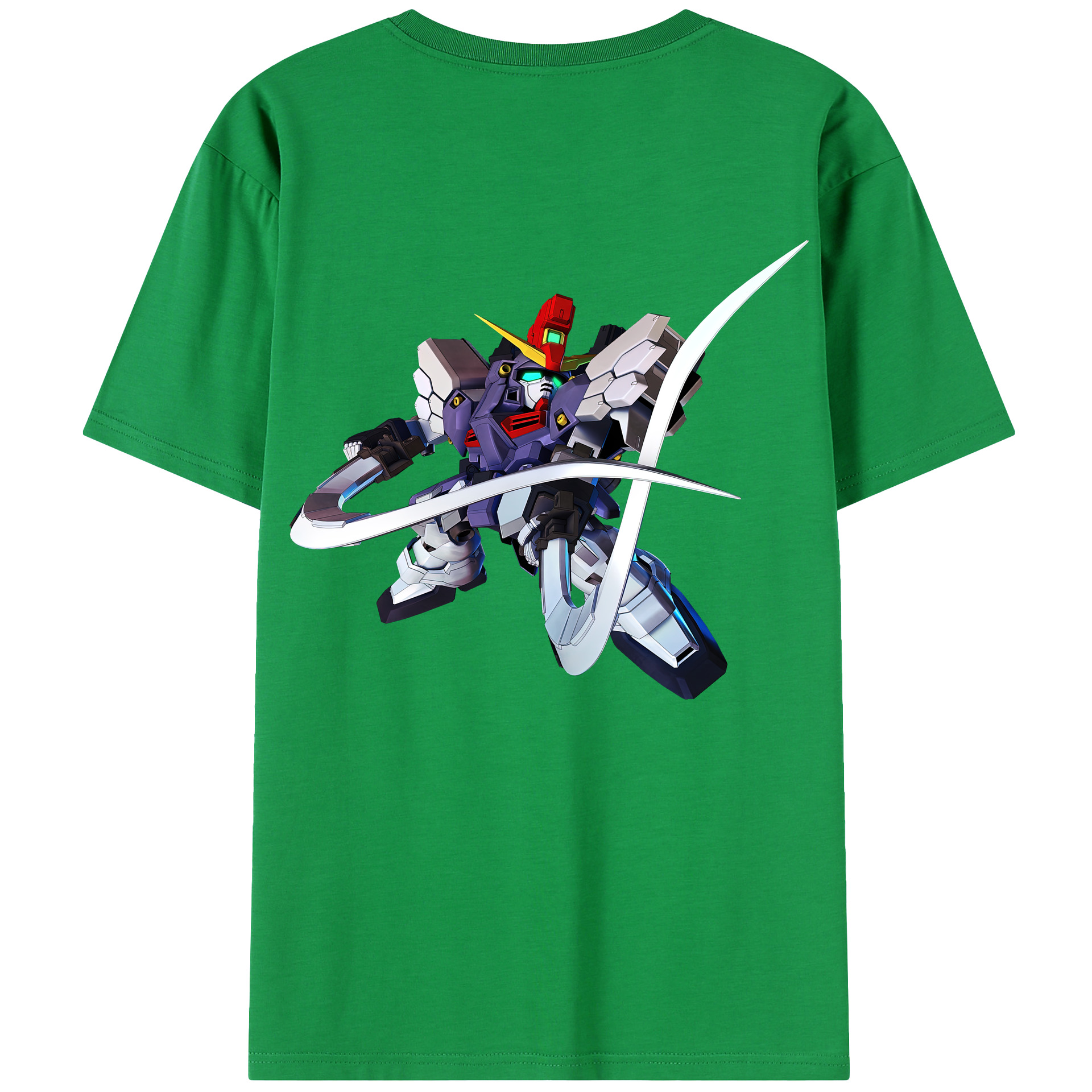 （画像用） 機動戦士ガンダム Mobile Suit Gundam 綿100％半袖Tシャツ（背面プリント）