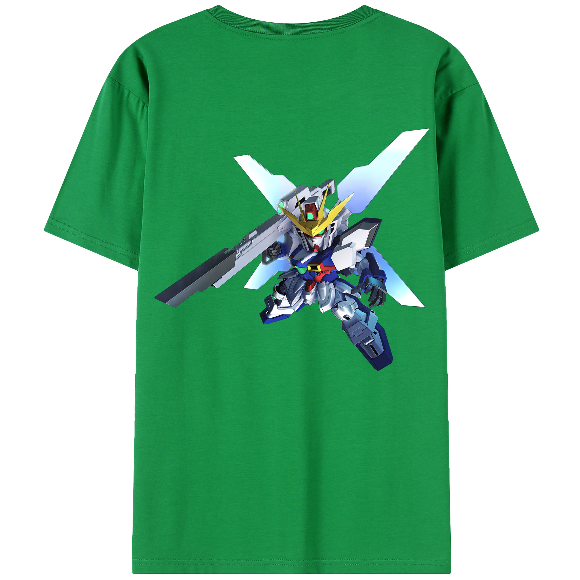 （画像用） 機動戦士ガンダム Mobile Suit Gundam 綿100％半袖Tシャツ（背面プリント）