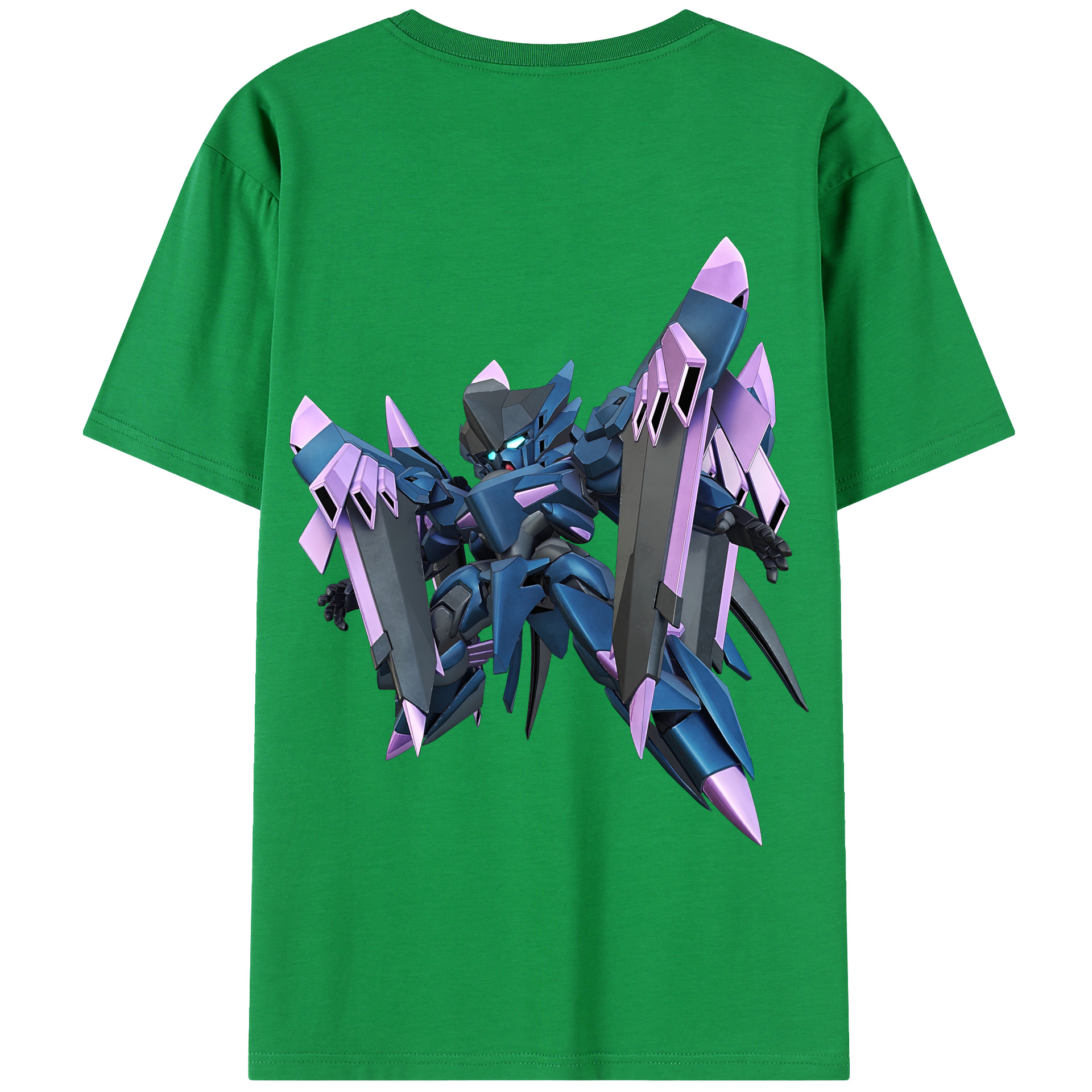 （画像用） 機動戦士ガンダム Mobile Suit Gundam 綿100％半袖Tシャツ（背面プリント）