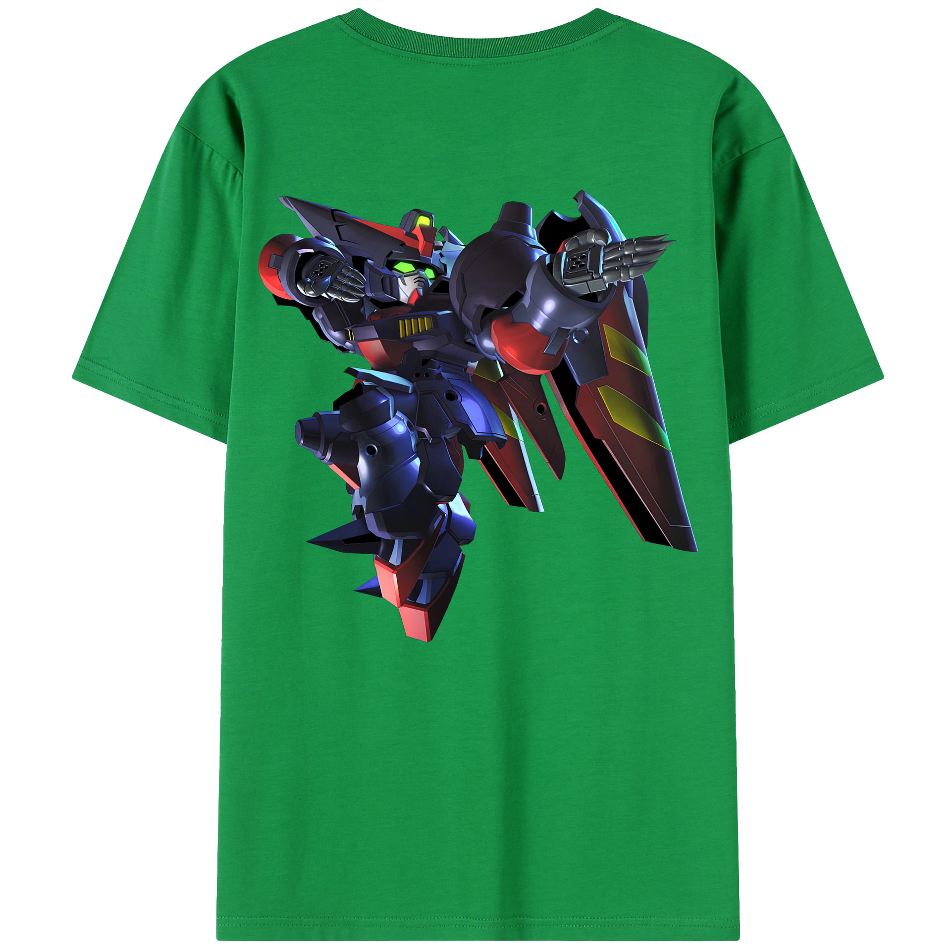 （画像用） 機動戦士ガンダム Mobile Suit Gundam 綿100％半袖Tシャツ（背面プリント）