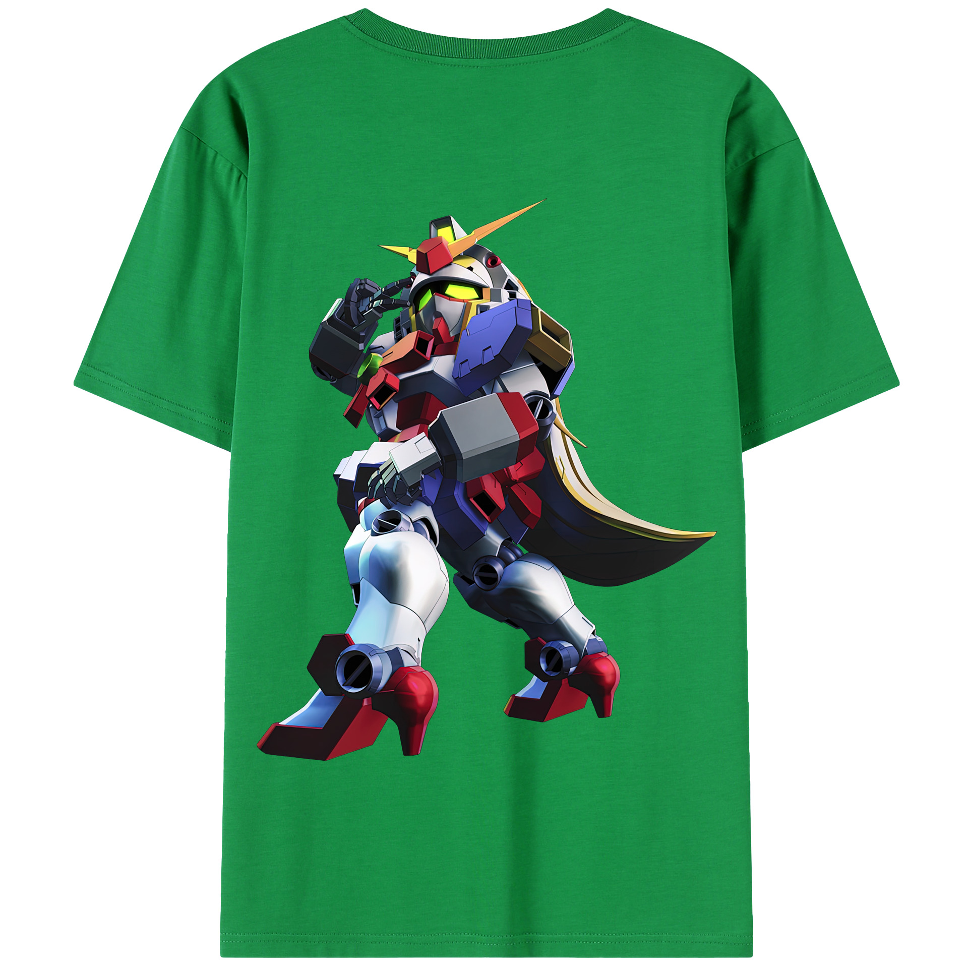 （画像用） 機動戦士ガンダム Mobile Suit Gundam 綿100％半袖Tシャツ（背面プリント）