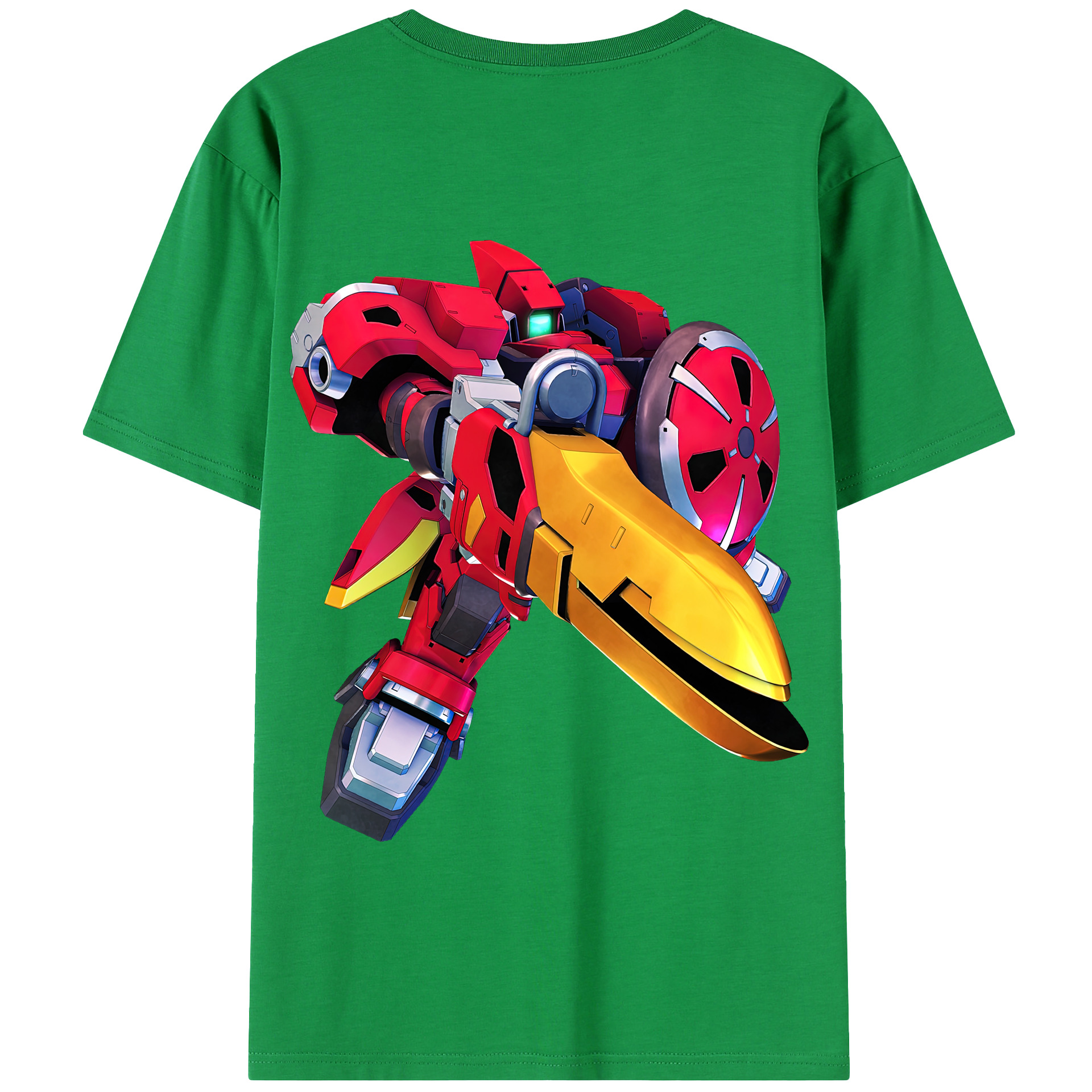 （画像用） 機動戦士ガンダム Mobile Suit Gundam 綿100％半袖Tシャツ（背面プリント）