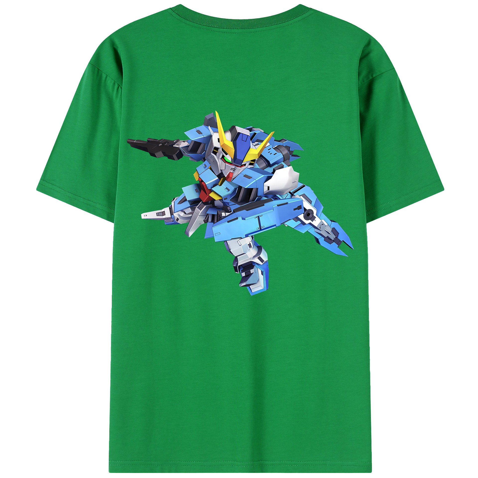 （画像用） 機動戦士ガンダム Mobile Suit Gundam 綿100％半袖Tシャツ（背面プリント）