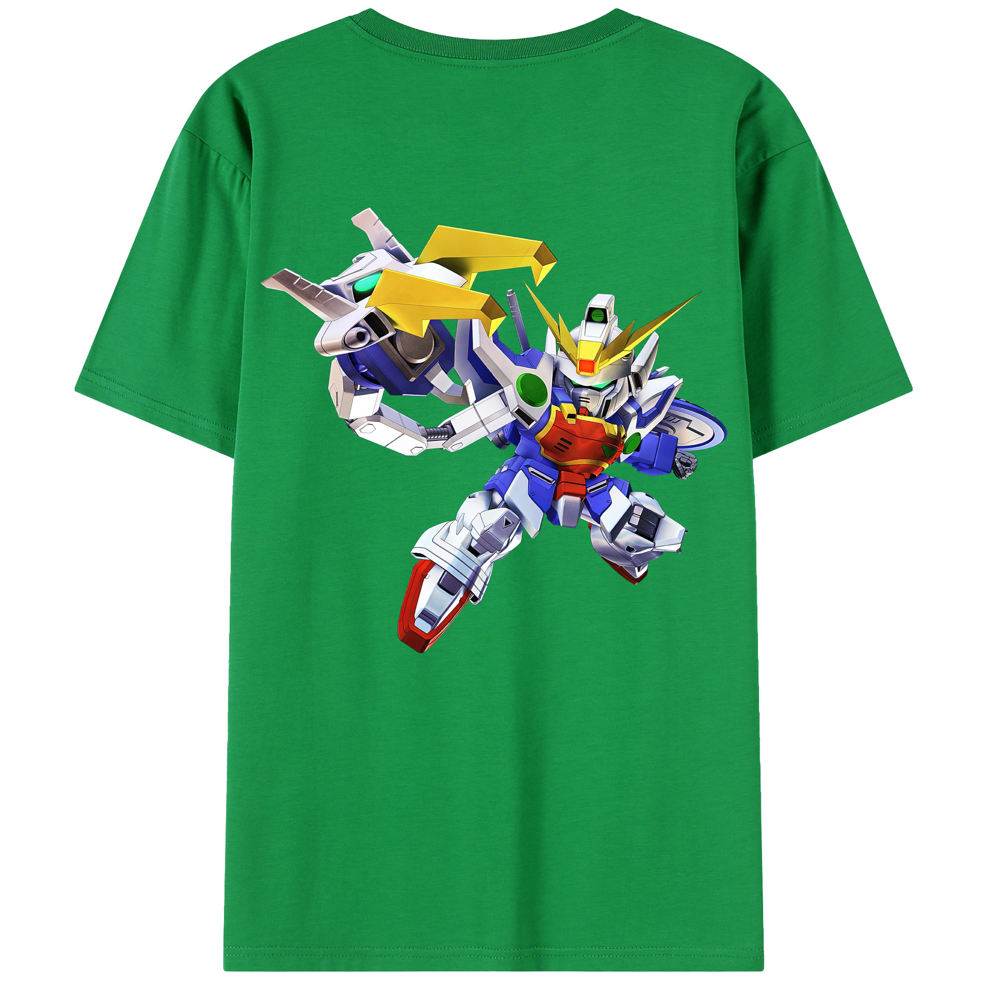 （画像用） 機動戦士ガンダム Mobile Suit Gundam 綿100％半袖Tシャツ（背面プリント）