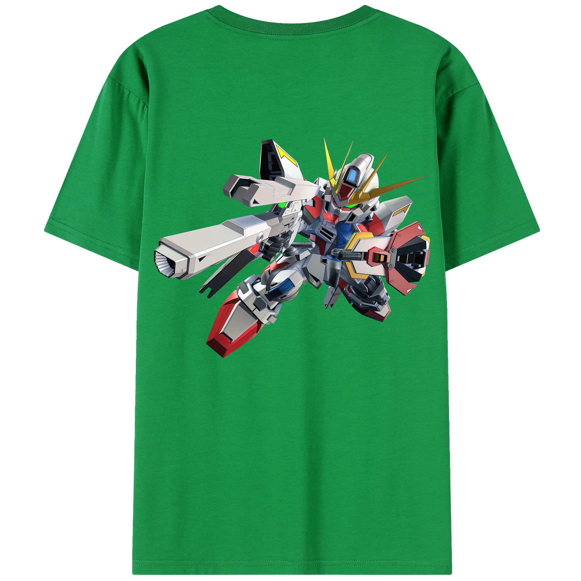 （画像用） 機動戦士ガンダム Mobile Suit Gundam 綿100％半袖Tシャツ（背面プリント）