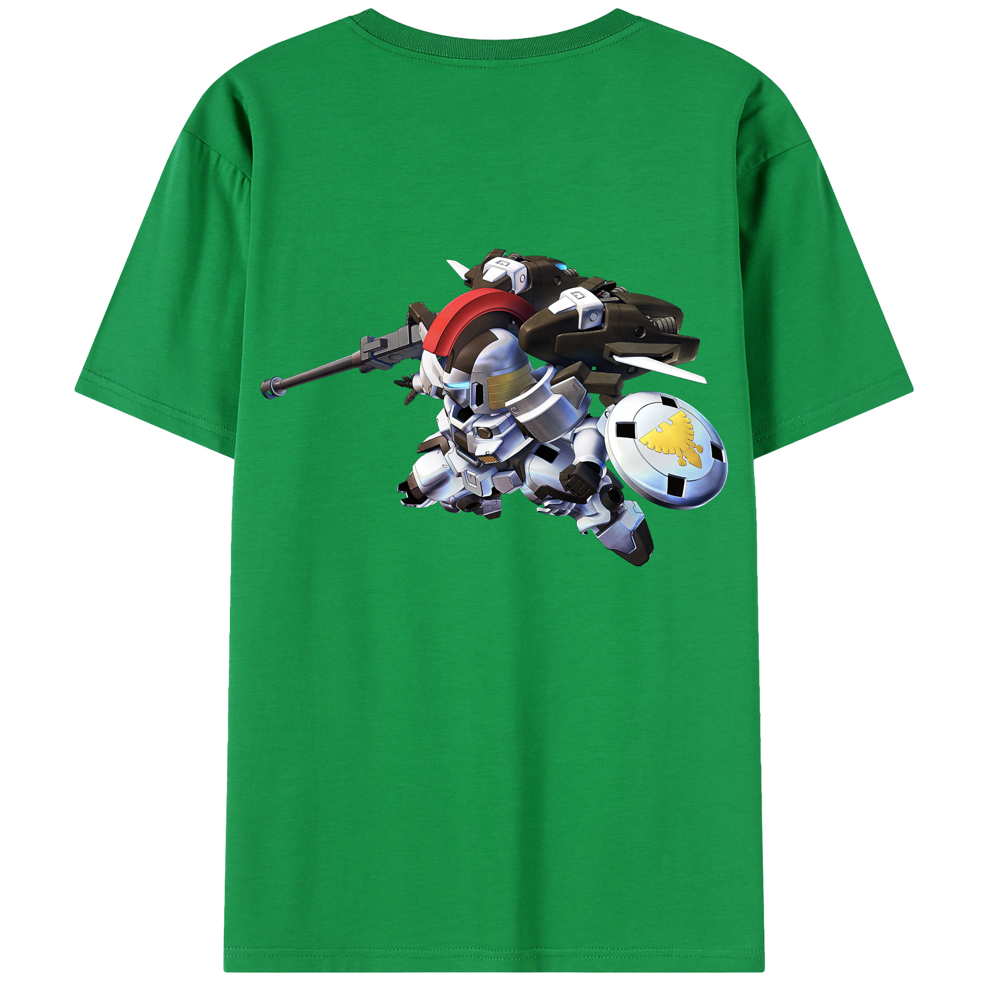（画像用） 機動戦士ガンダム Mobile Suit Gundam 綿100％半袖Tシャツ（背面プリント）