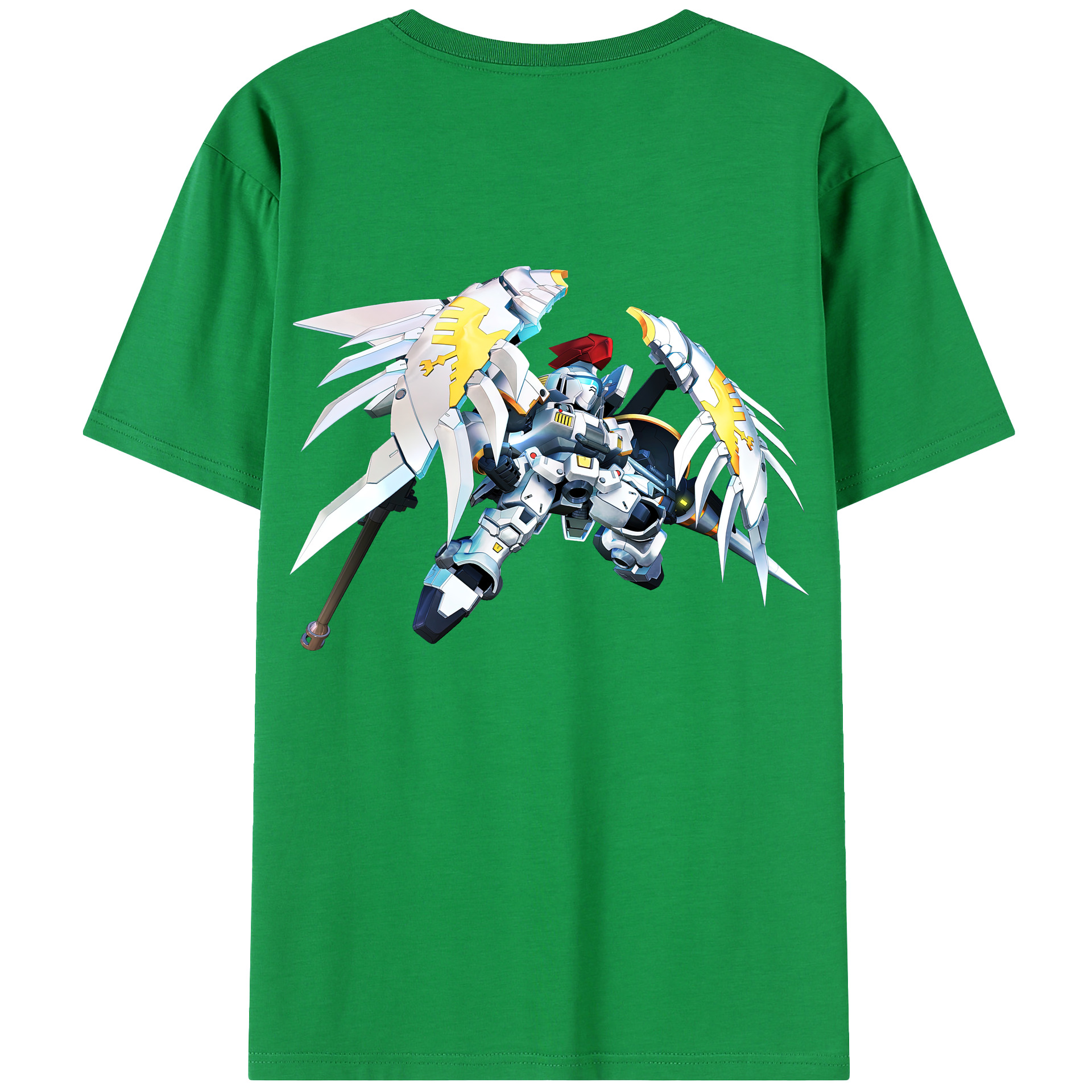 （画像用） 機動戦士ガンダム Mobile Suit Gundam 綿100％半袖Tシャツ（背面プリント）