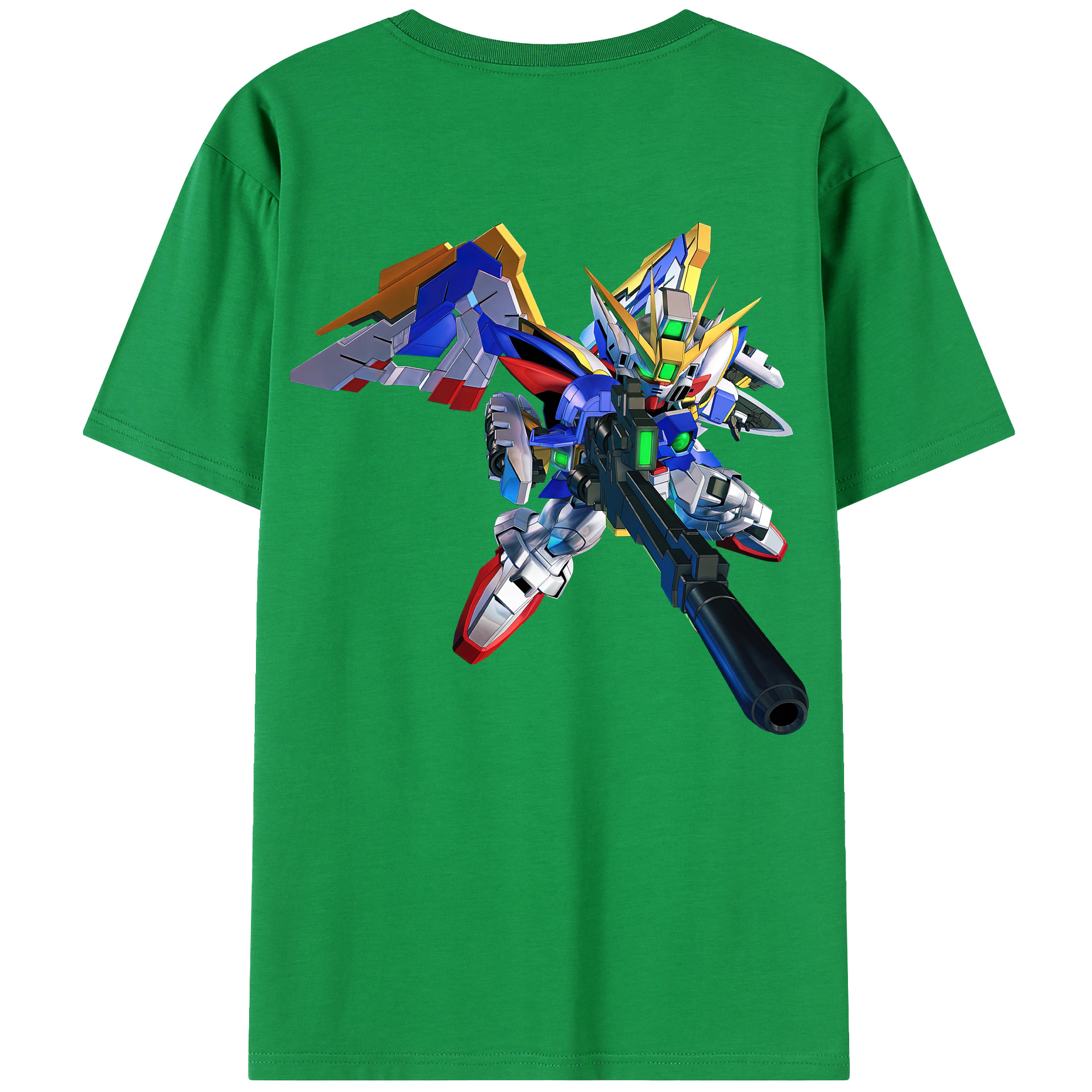 （画像用） 機動戦士ガンダム Mobile Suit Gundam 綿100％半袖Tシャツ（背面プリント）