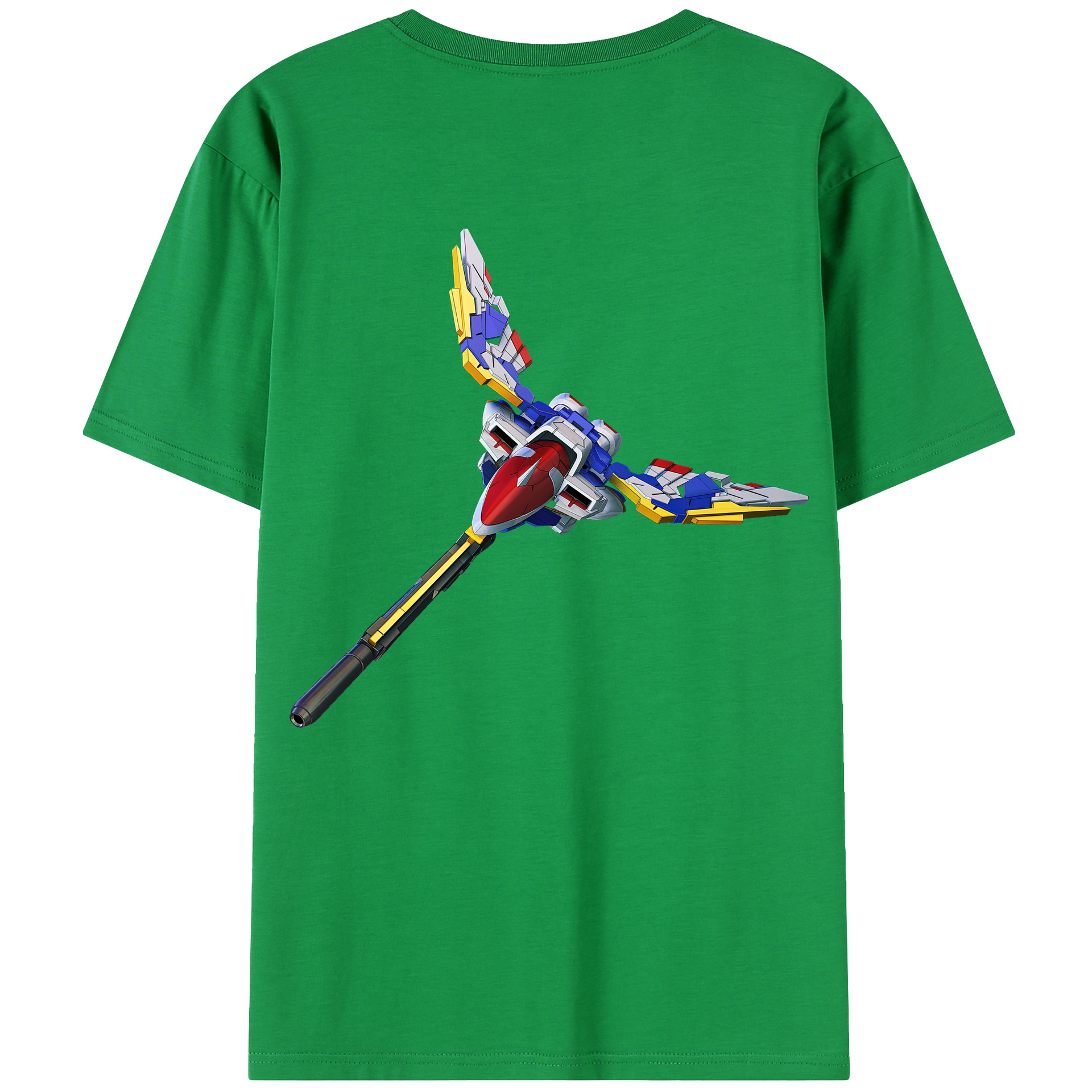 （画像用） 機動戦士ガンダム Mobile Suit Gundam 綿100％半袖Tシャツ（背面プリント）