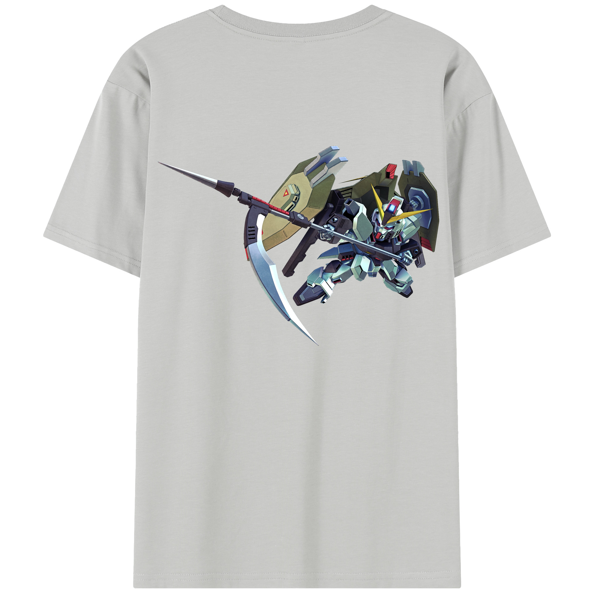 （画像用） 機動戦士ガンダム Mobile Suit Gundam 綿100％半袖Tシャツ（背面プリント）