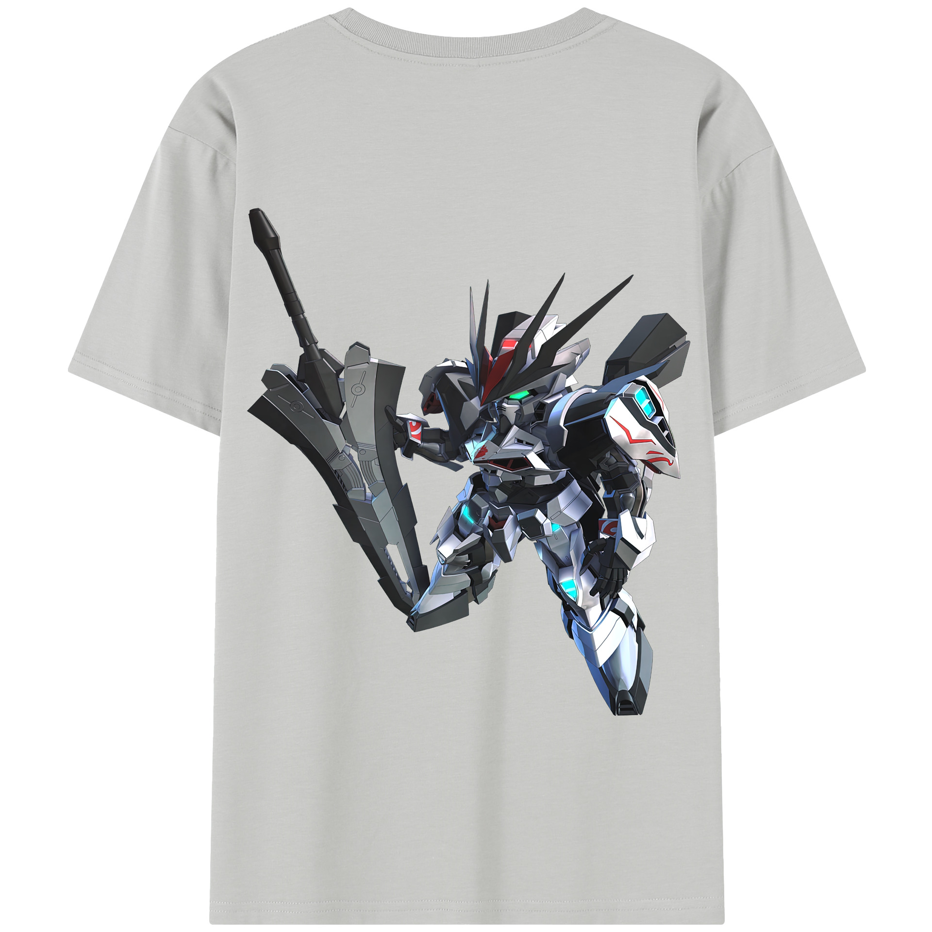 （画像用） 機動戦士ガンダム Mobile Suit Gundam 綿100％半袖Tシャツ（背面プリント）