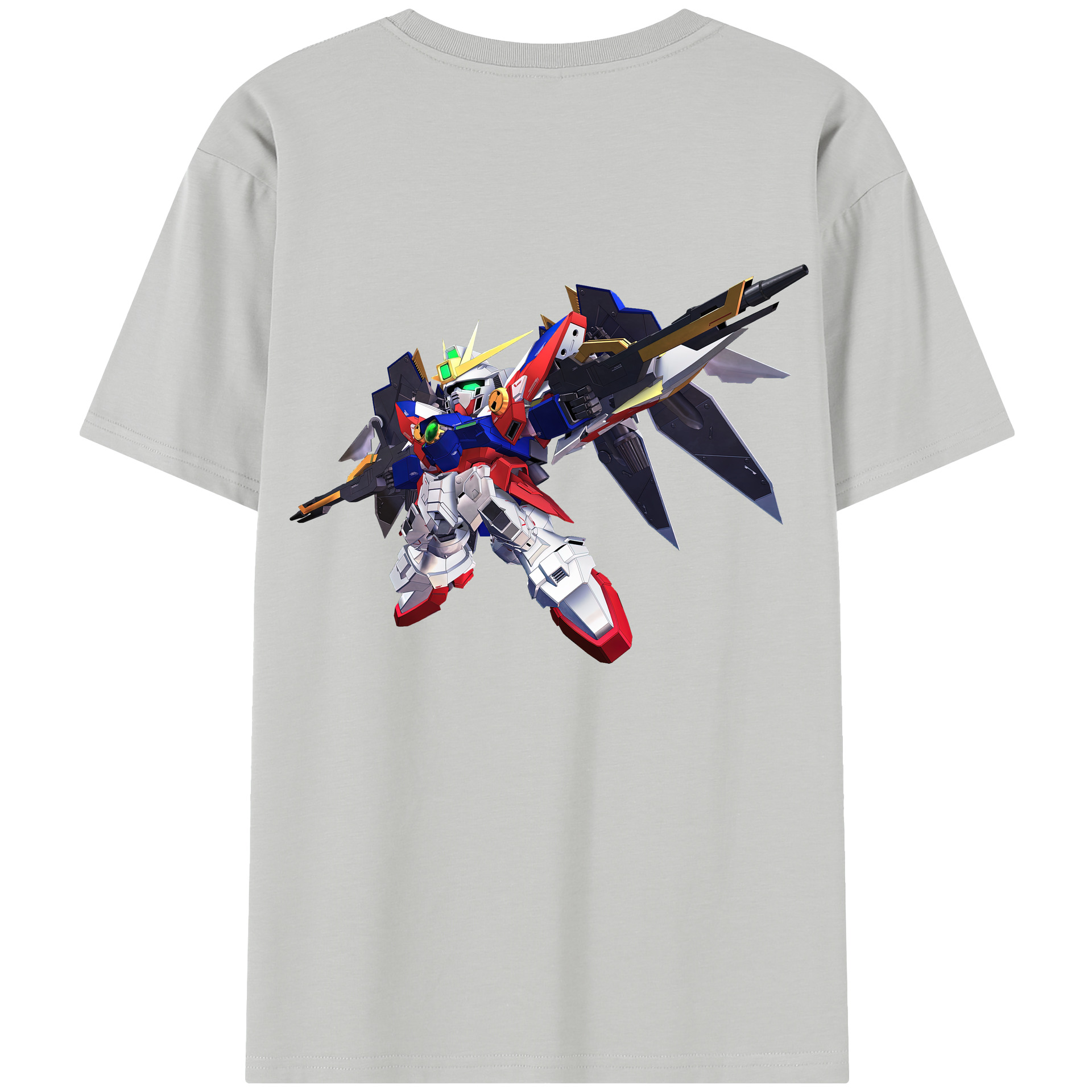 （画像用） 機動戦士ガンダム Mobile Suit Gundam 綿100％半袖Tシャツ（背面プリント）