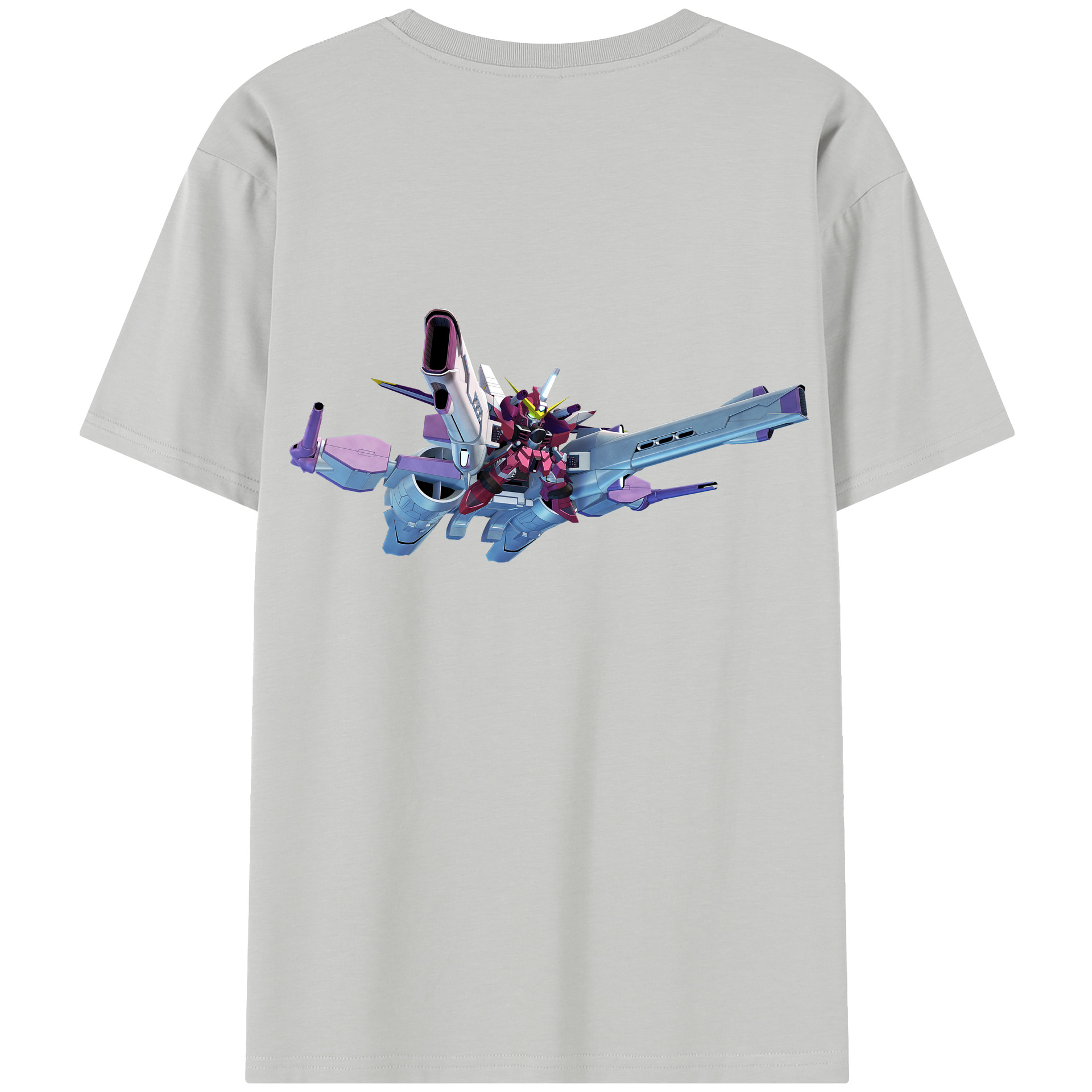 （画像用） 機動戦士ガンダム Mobile Suit Gundam 綿100％半袖Tシャツ（背面プリント）