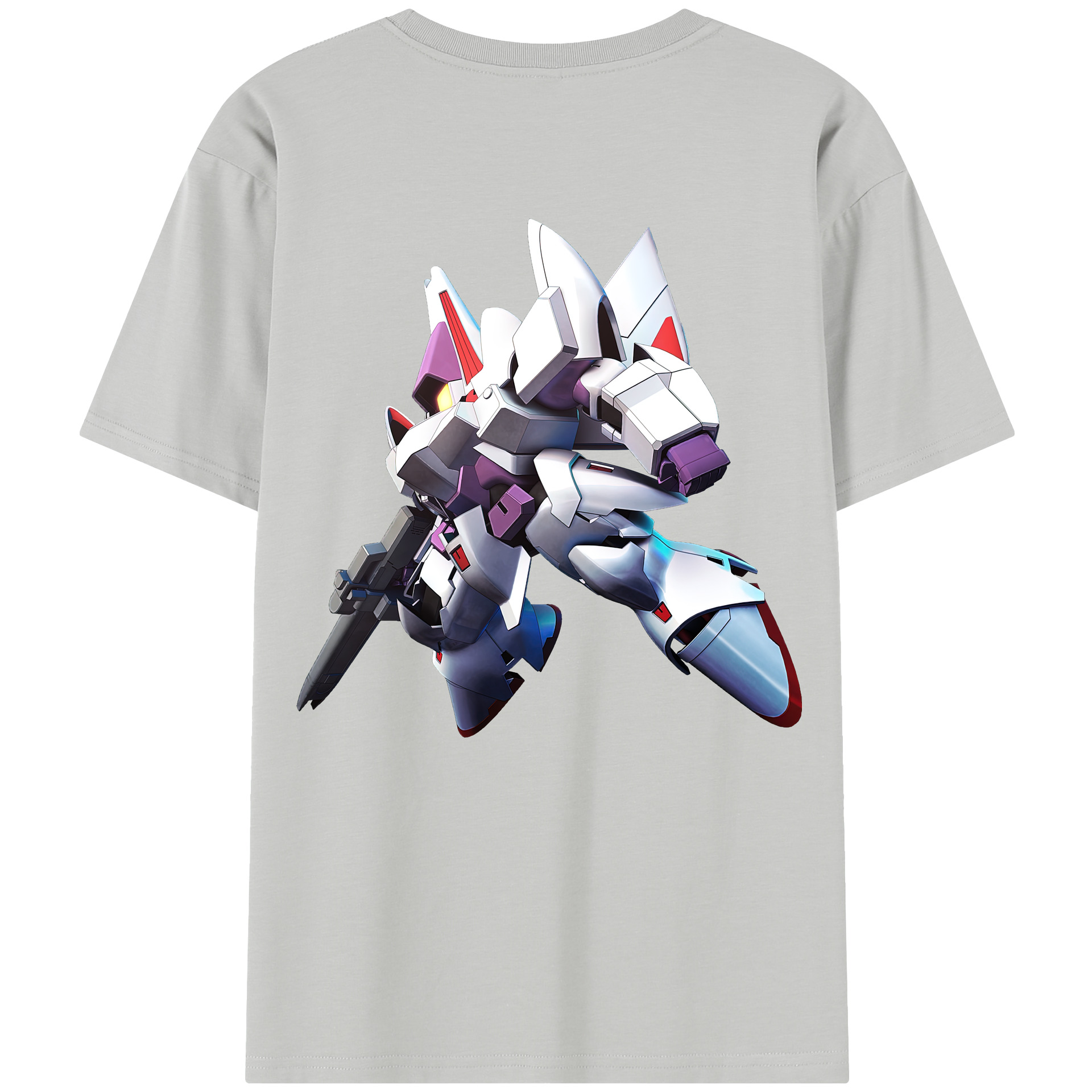 （画像用） 機動戦士ガンダム Mobile Suit Gundam 綿100％半袖Tシャツ（背面プリント）