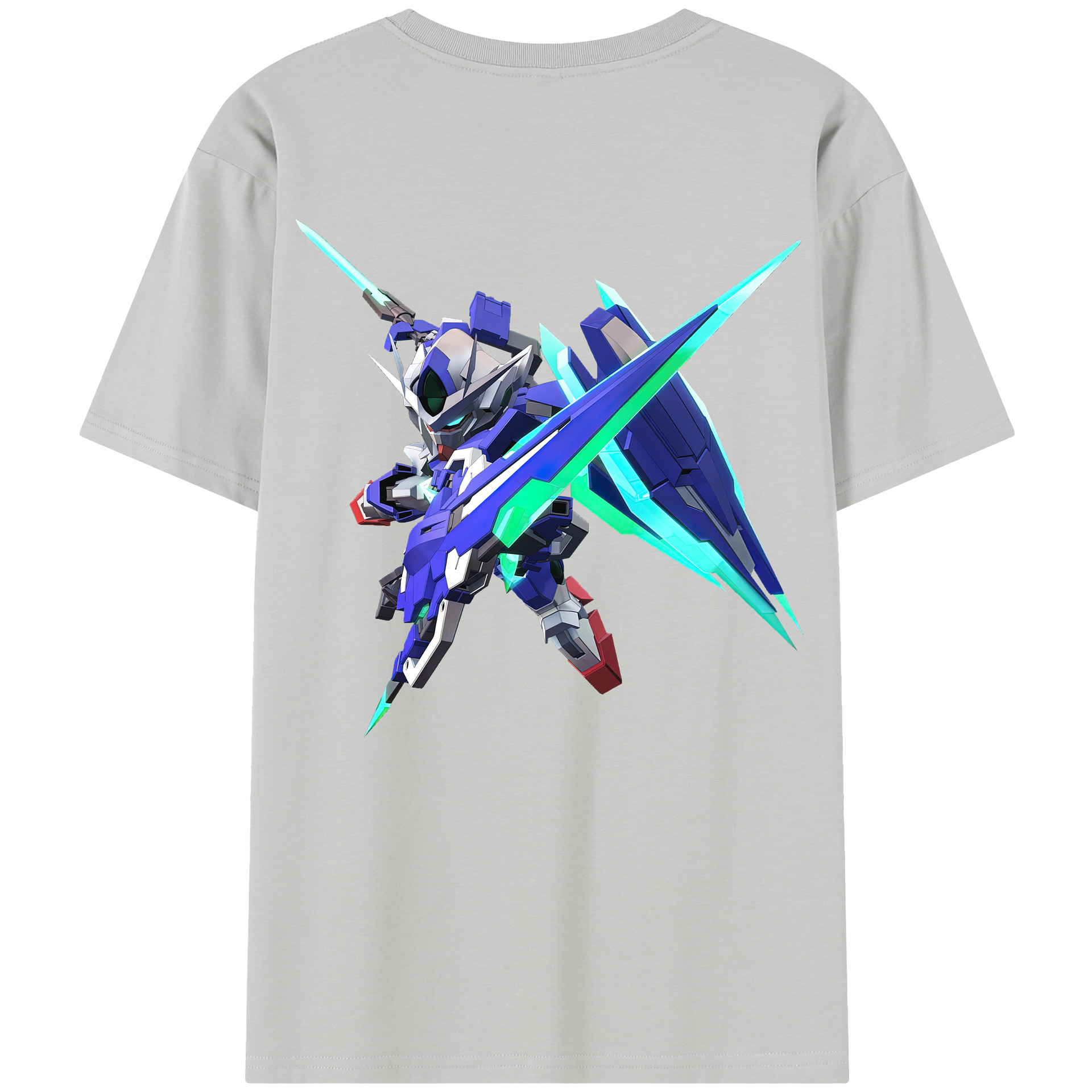 （画像用） 機動戦士ガンダム Mobile Suit Gundam 綿100％半袖Tシャツ（背面プリント）