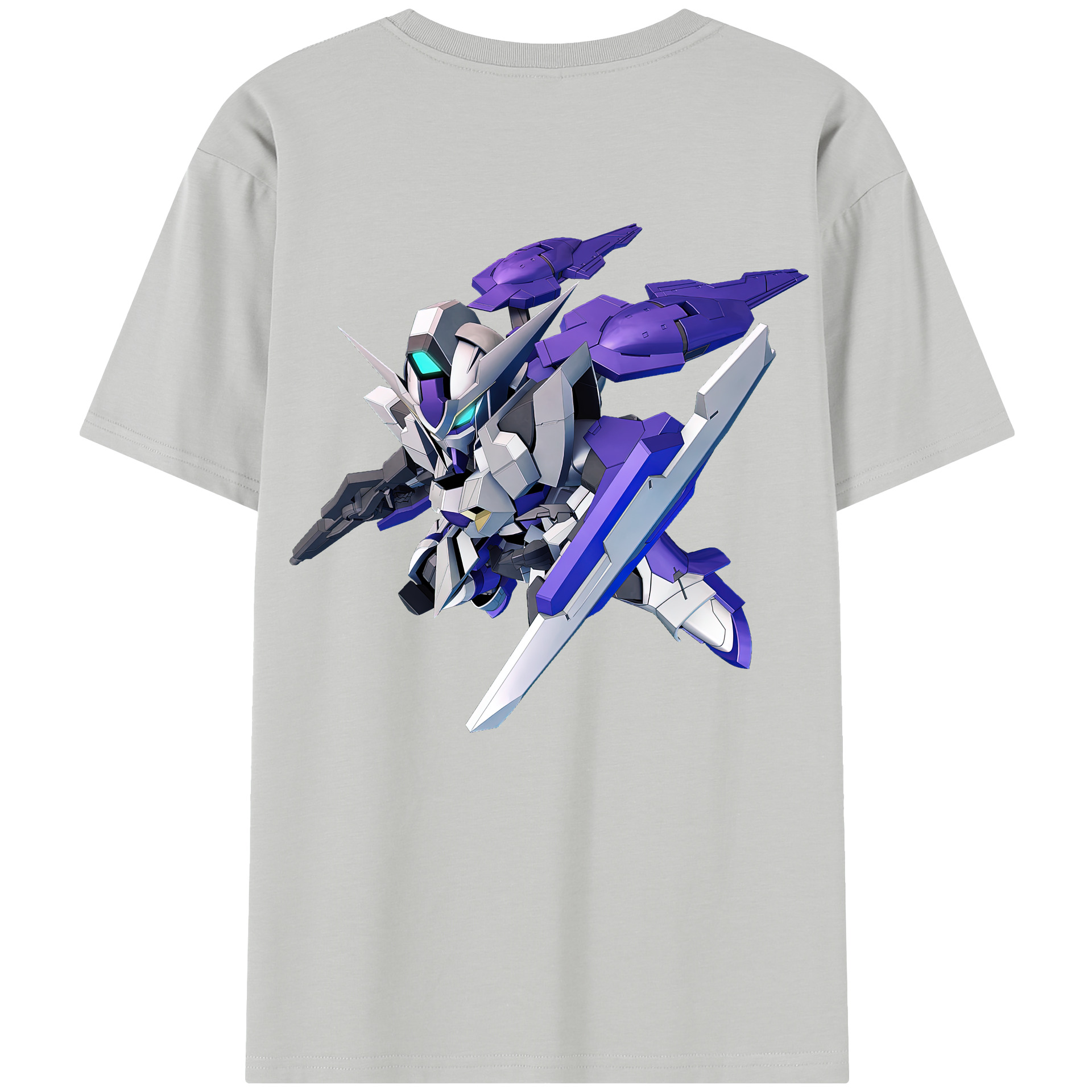 （画像用） 機動戦士ガンダム Mobile Suit Gundam 綿100％半袖Tシャツ（背面プリント）