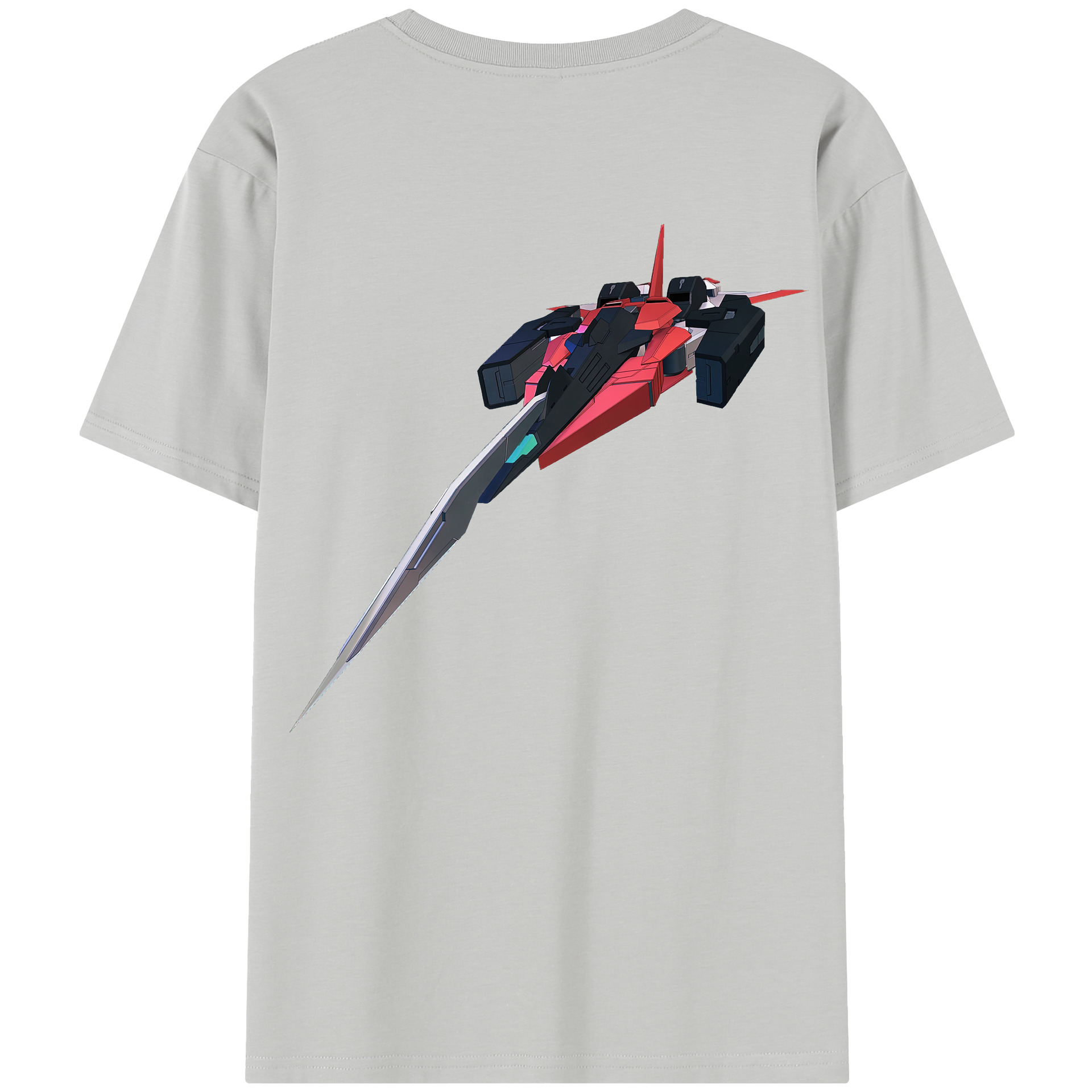 （画像用） 機動戦士ガンダム Mobile Suit Gundam 綿100％半袖Tシャツ（背面プリント）