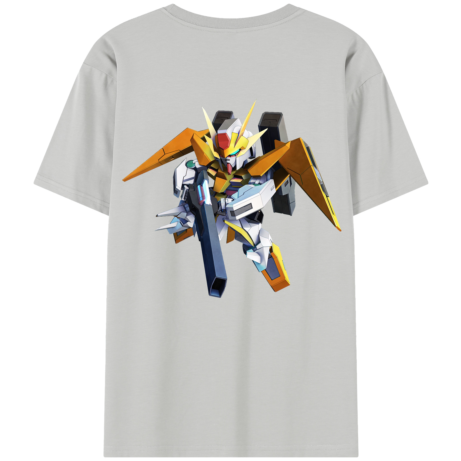 （画像用） 機動戦士ガンダム Mobile Suit Gundam 綿100％半袖Tシャツ（背面プリント）
