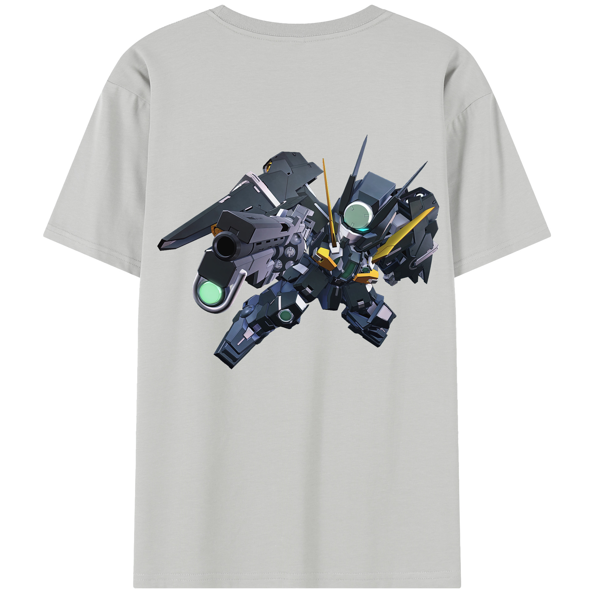 （画像用） 機動戦士ガンダム Mobile Suit Gundam 綿100％半袖Tシャツ（背面プリント）