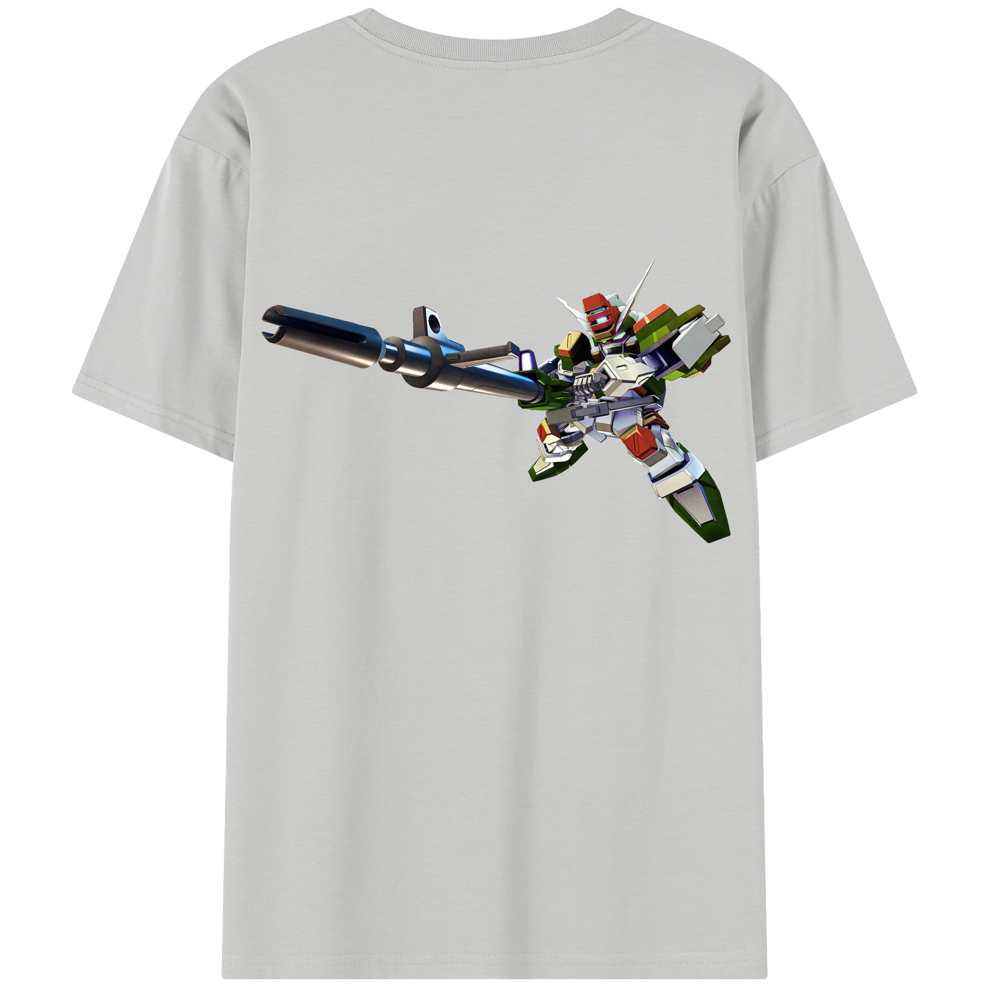 （画像用） 機動戦士ガンダム Mobile Suit Gundam 綿100％半袖Tシャツ（背面プリント）