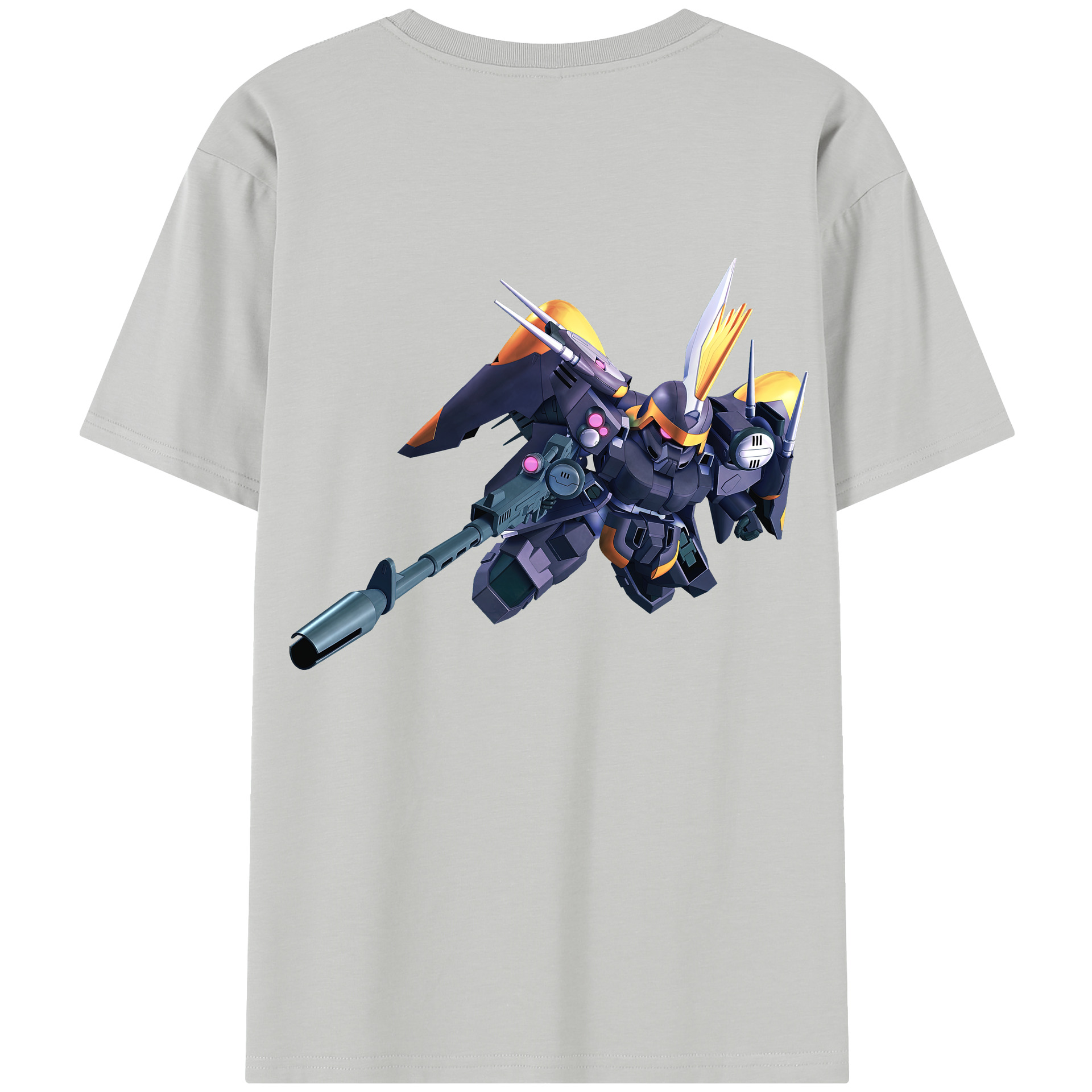 （画像用） 機動戦士ガンダム Mobile Suit Gundam 綿100％半袖Tシャツ（背面プリント）