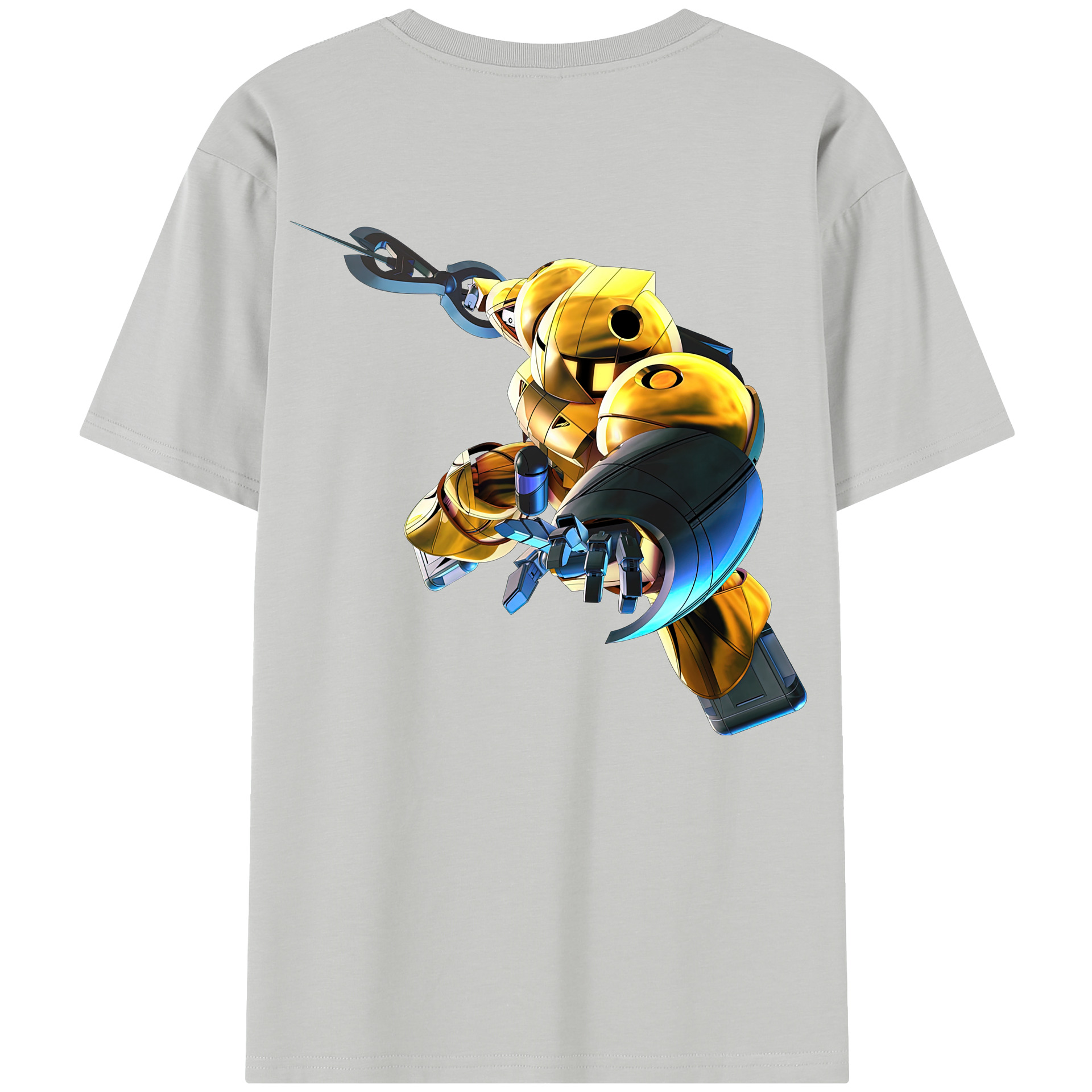 （画像用） 機動戦士ガンダム Mobile Suit Gundam 綿100％半袖Tシャツ（背面プリント）