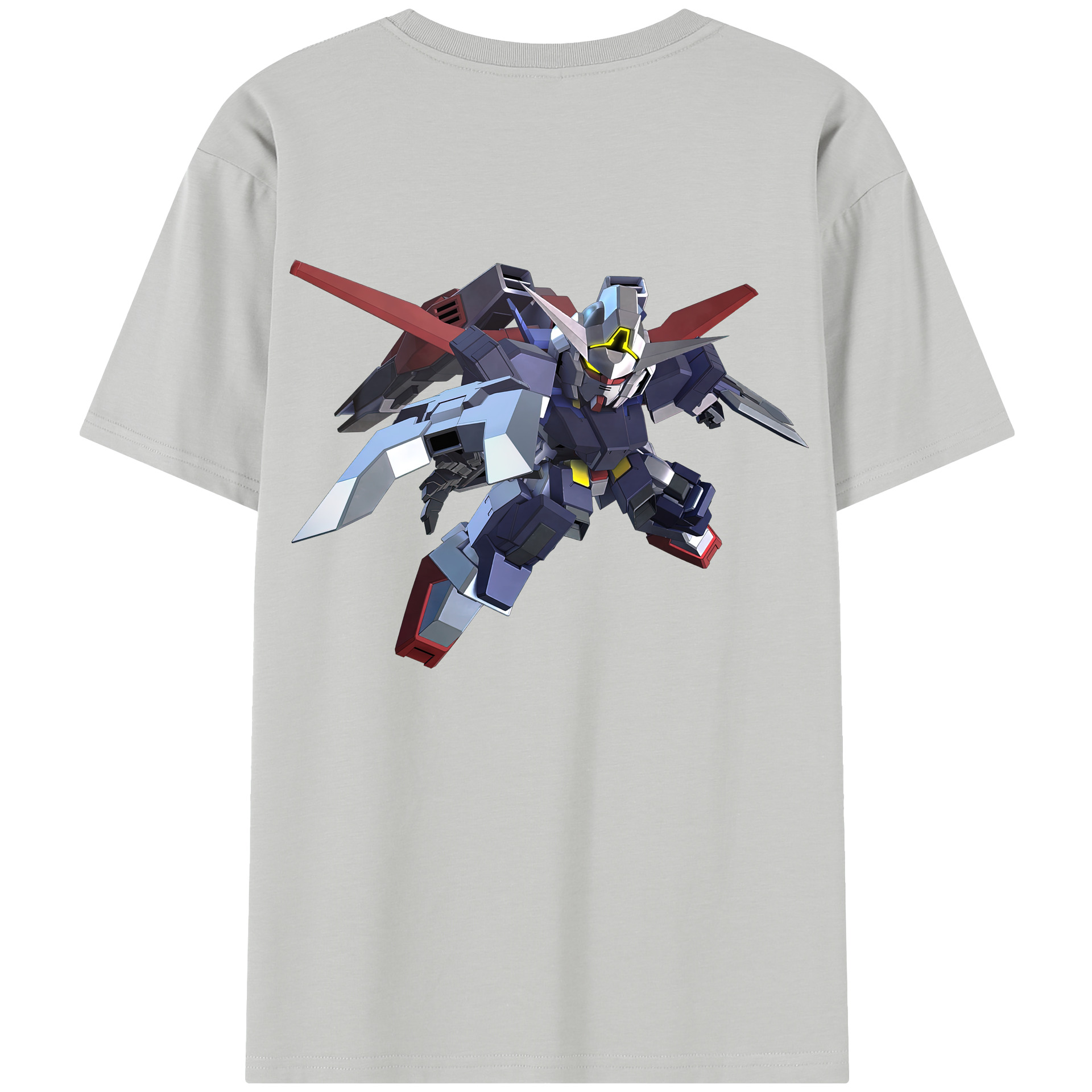 （画像用） 機動戦士ガンダム Mobile Suit Gundam 綿100％半袖Tシャツ（背面プリント）