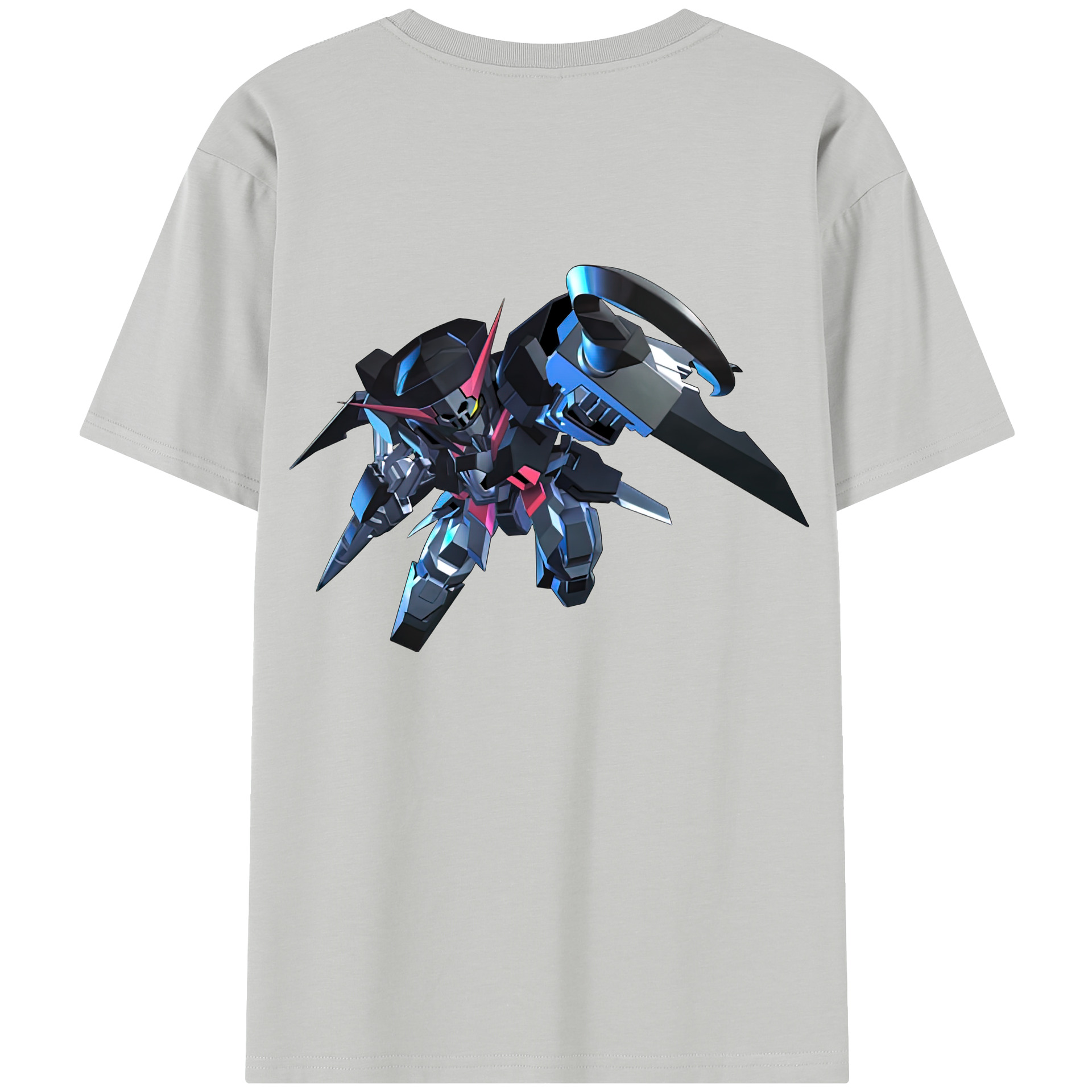 （画像用） 機動戦士ガンダム Mobile Suit Gundam 綿100％半袖Tシャツ（背面プリント）