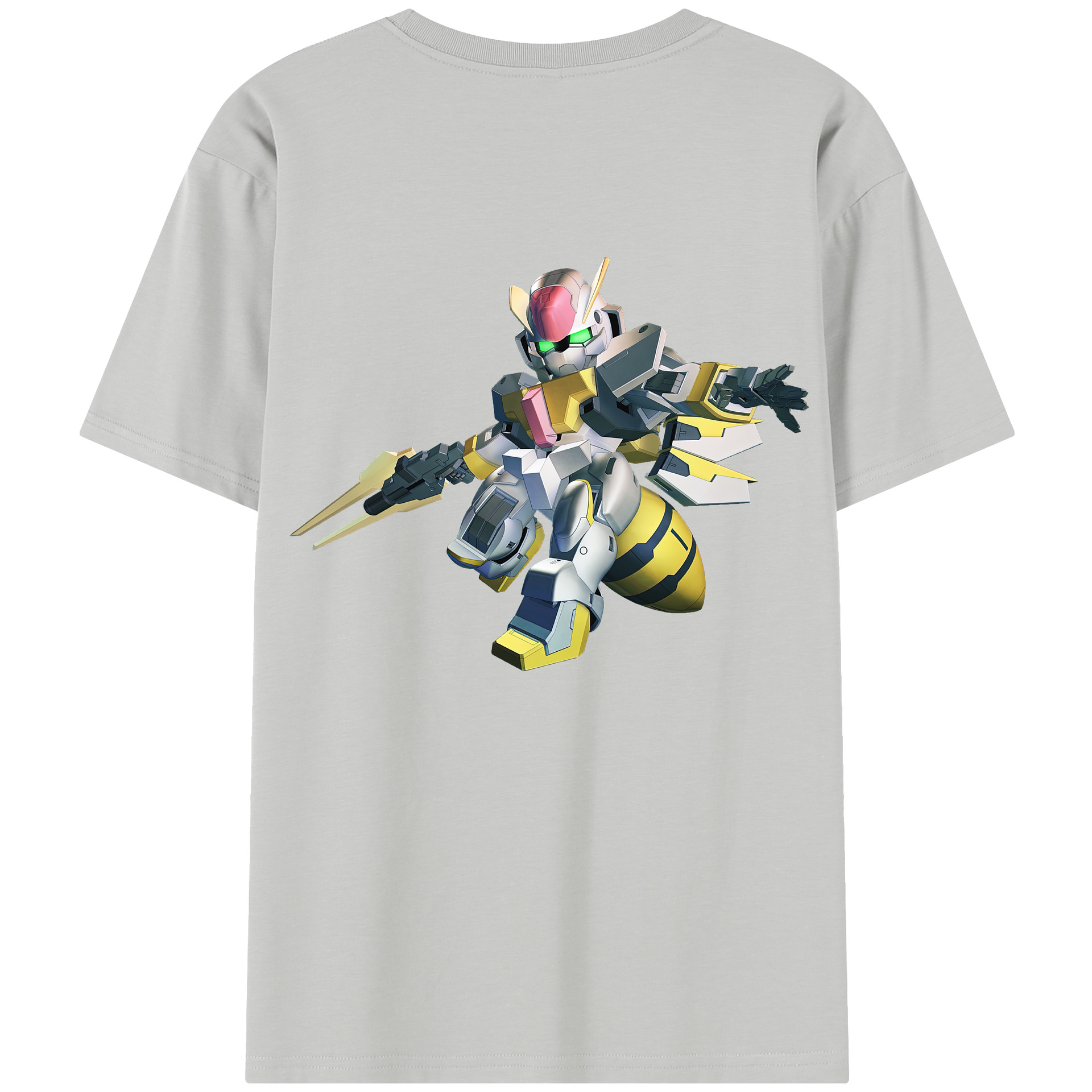 （画像用） 機動戦士ガンダム Mobile Suit Gundam 綿100％半袖Tシャツ（背面プリント）