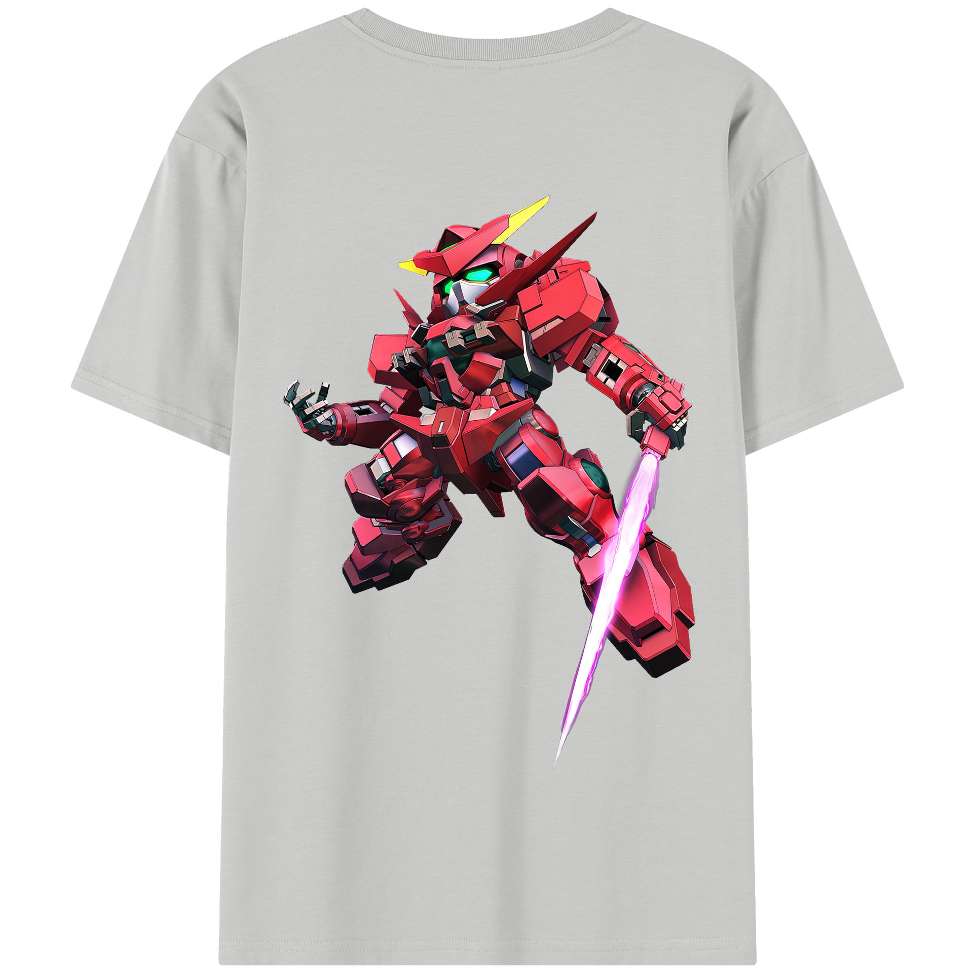 （画像用） 機動戦士ガンダム Mobile Suit Gundam 綿100％半袖Tシャツ（背面プリント）